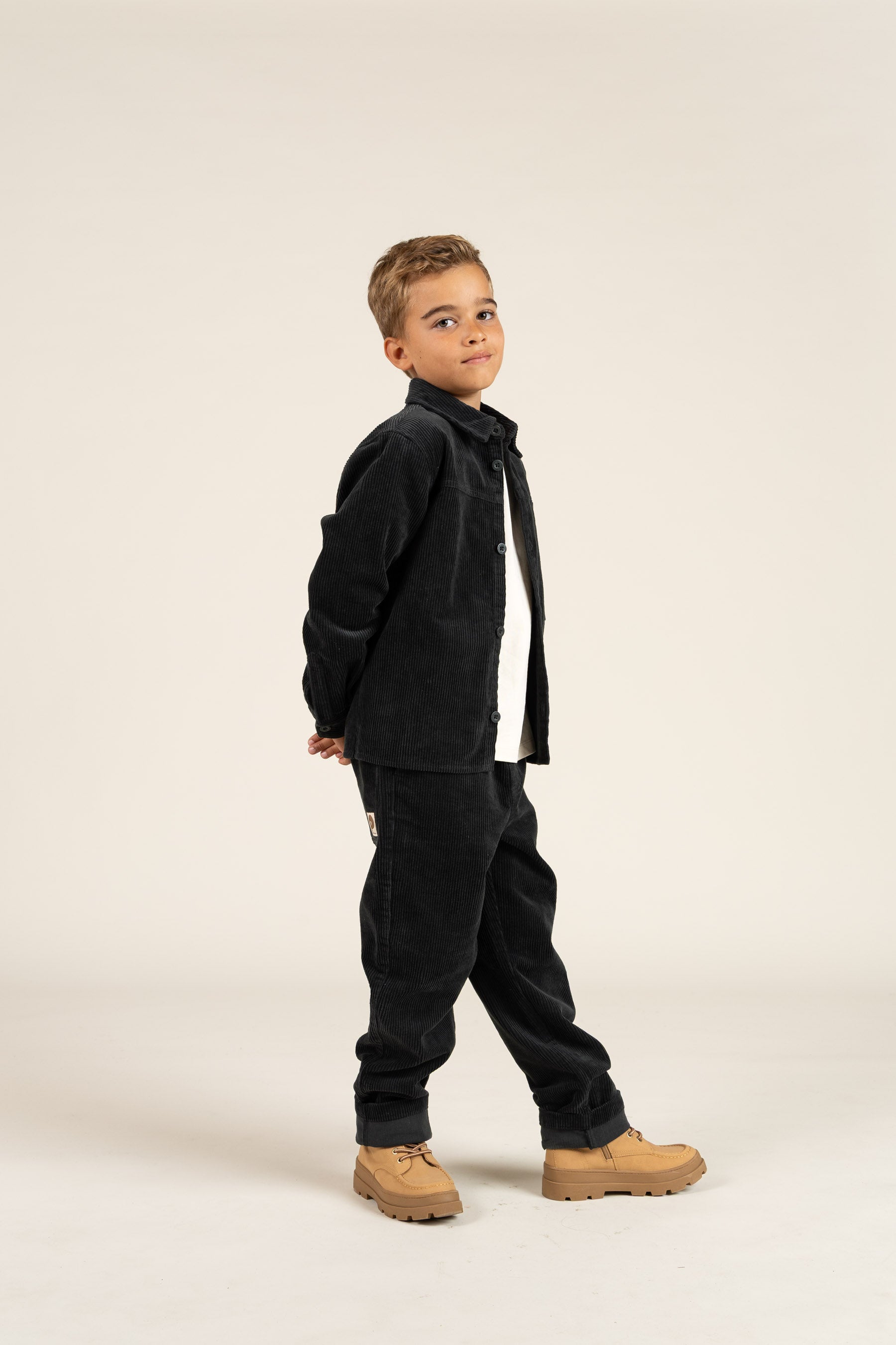 Corduroy overhemd - Tween - Forest Green | 100597 Jace