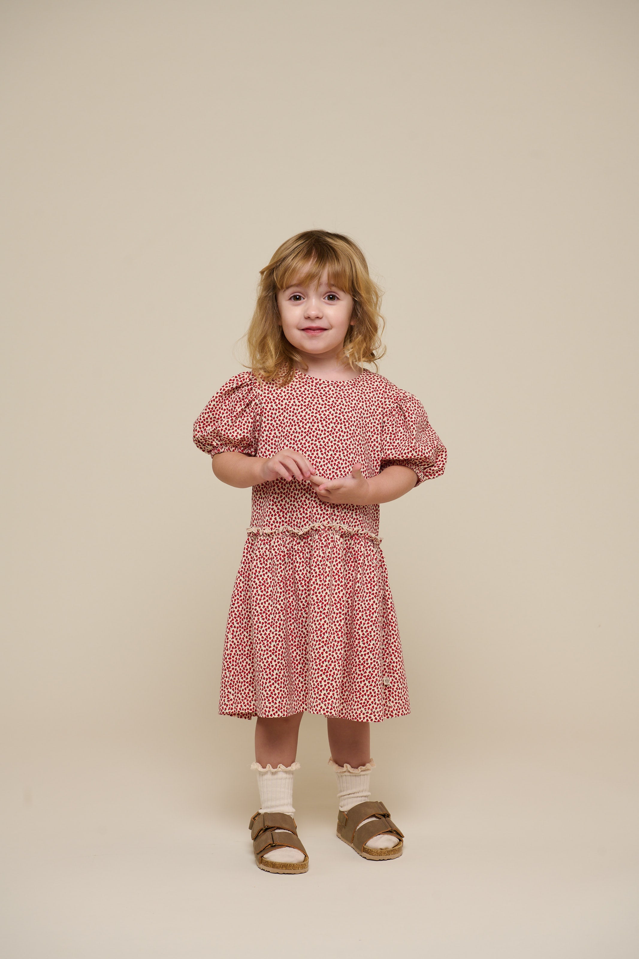 Jersey jurk - Kids - Cherry Red | 101225 Lea
