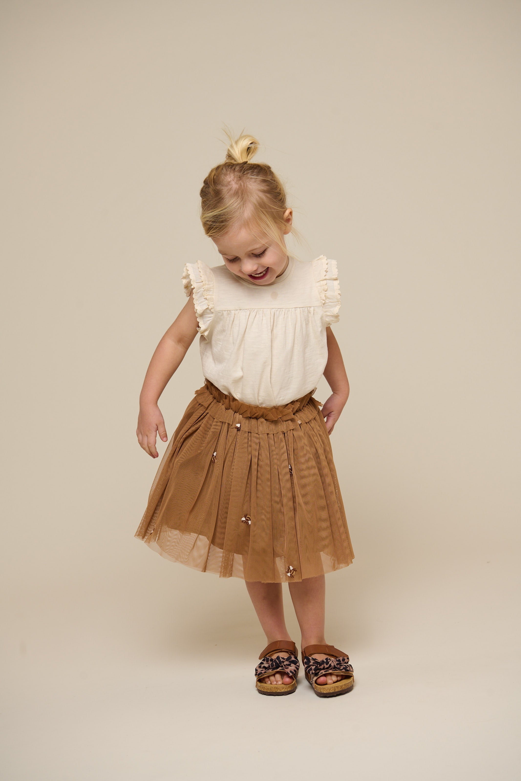 Tule rok met honingbij - Kids - Coconut | 100968 Daisy