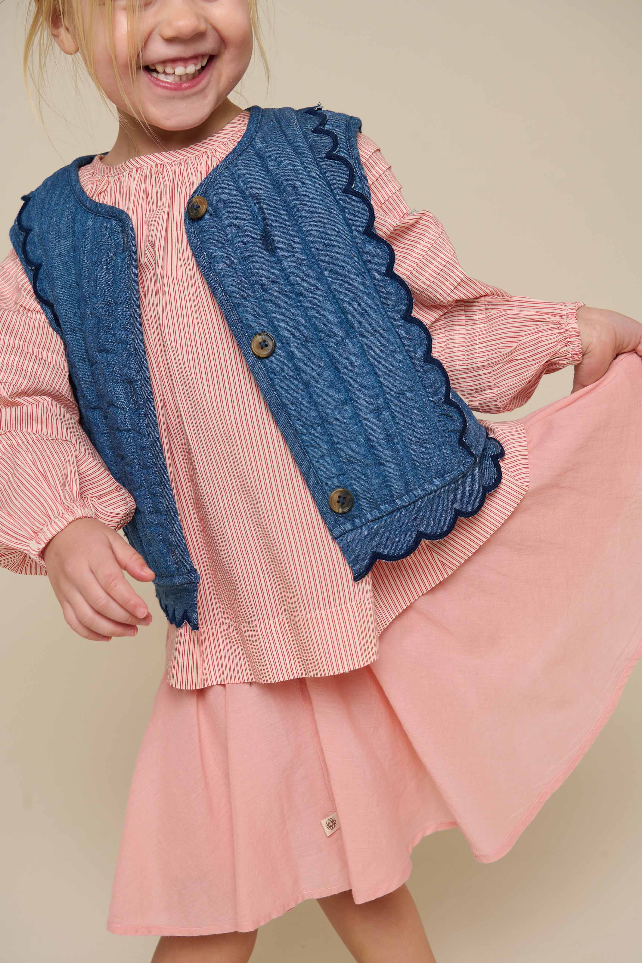 Gewatteerde Spijkerjasje - Kids - Blue Denim | 101052 Isabella