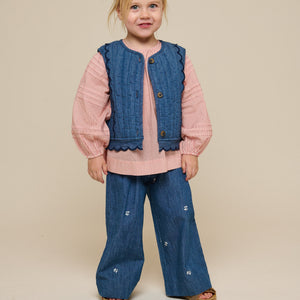 Gewatteerde Spijkerjasje - Kids - Blue Denim | 101052 Isabella