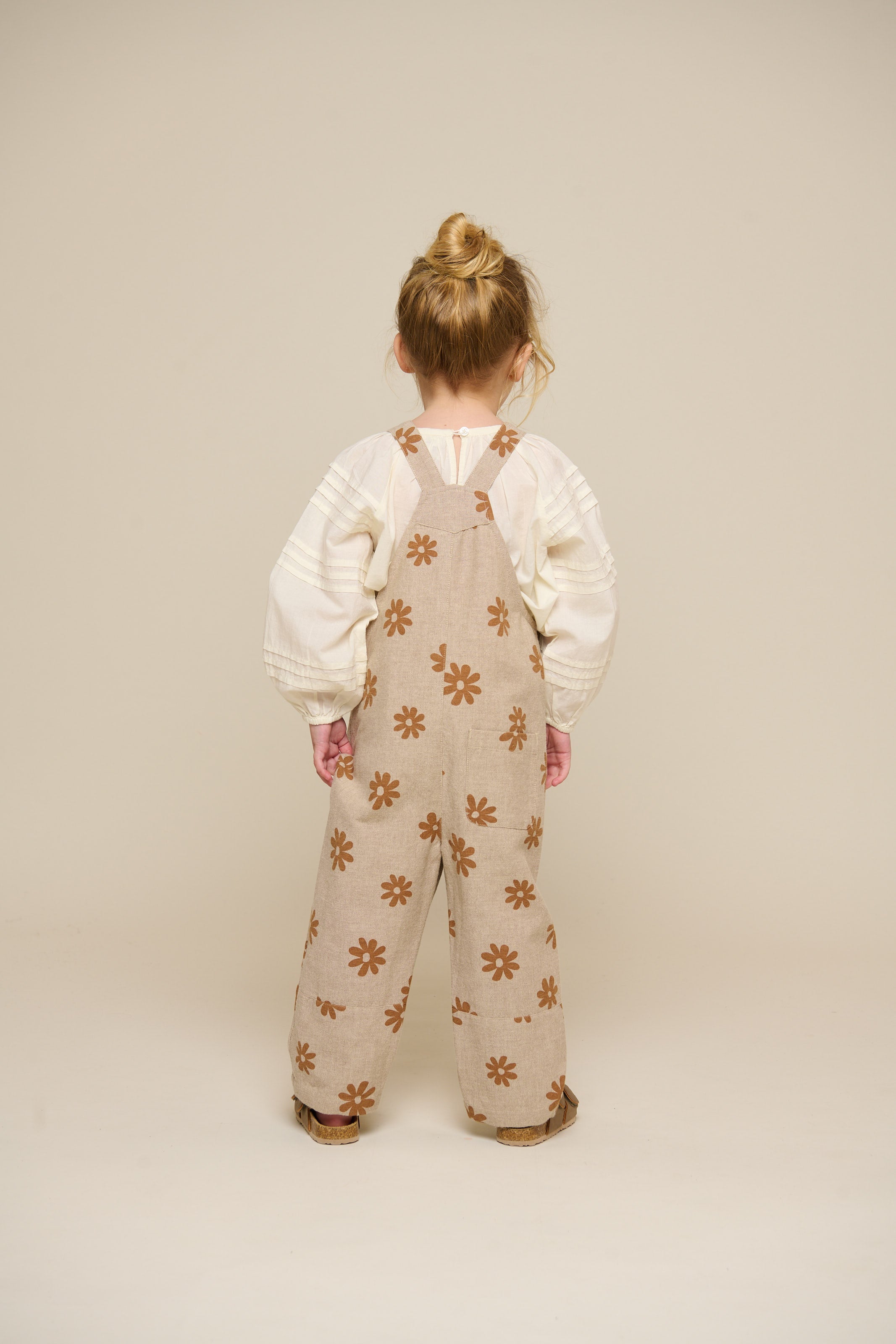 Bedrukte Katoenen Overall - Kids - Sand | 101210 Molly