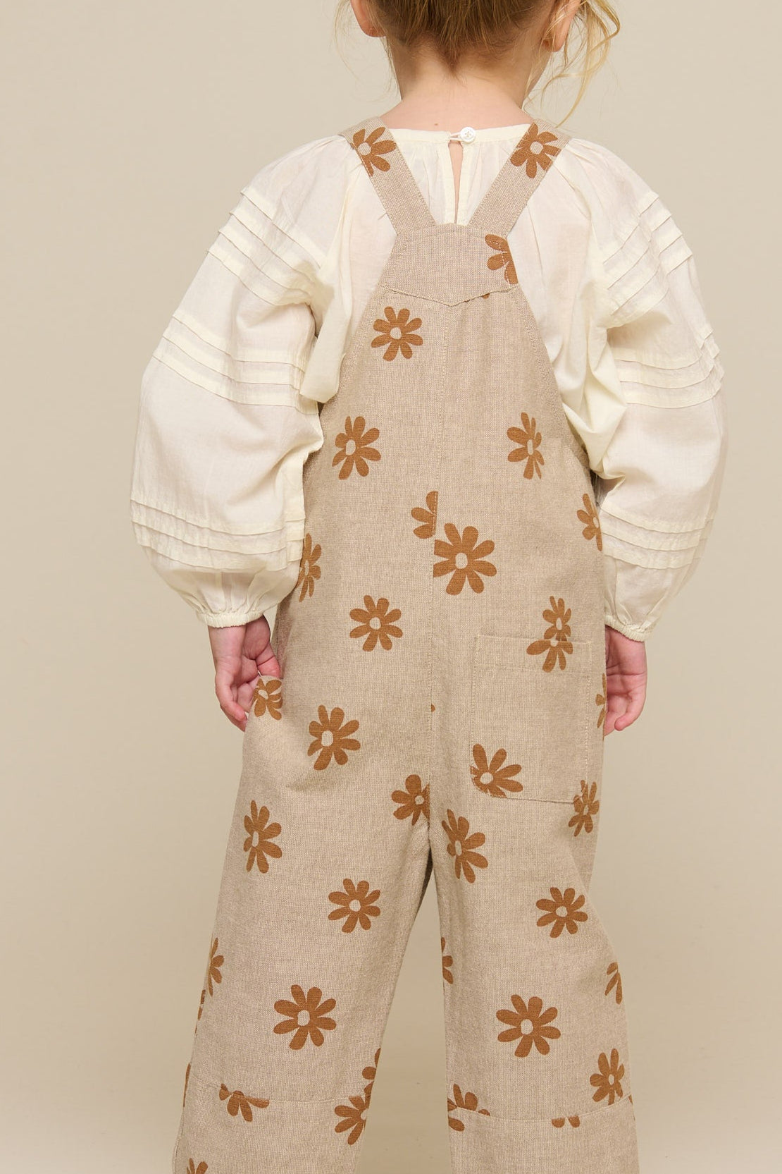 Bedrukte Katoenen Overall - Kids - Sand | 101210 Molly
