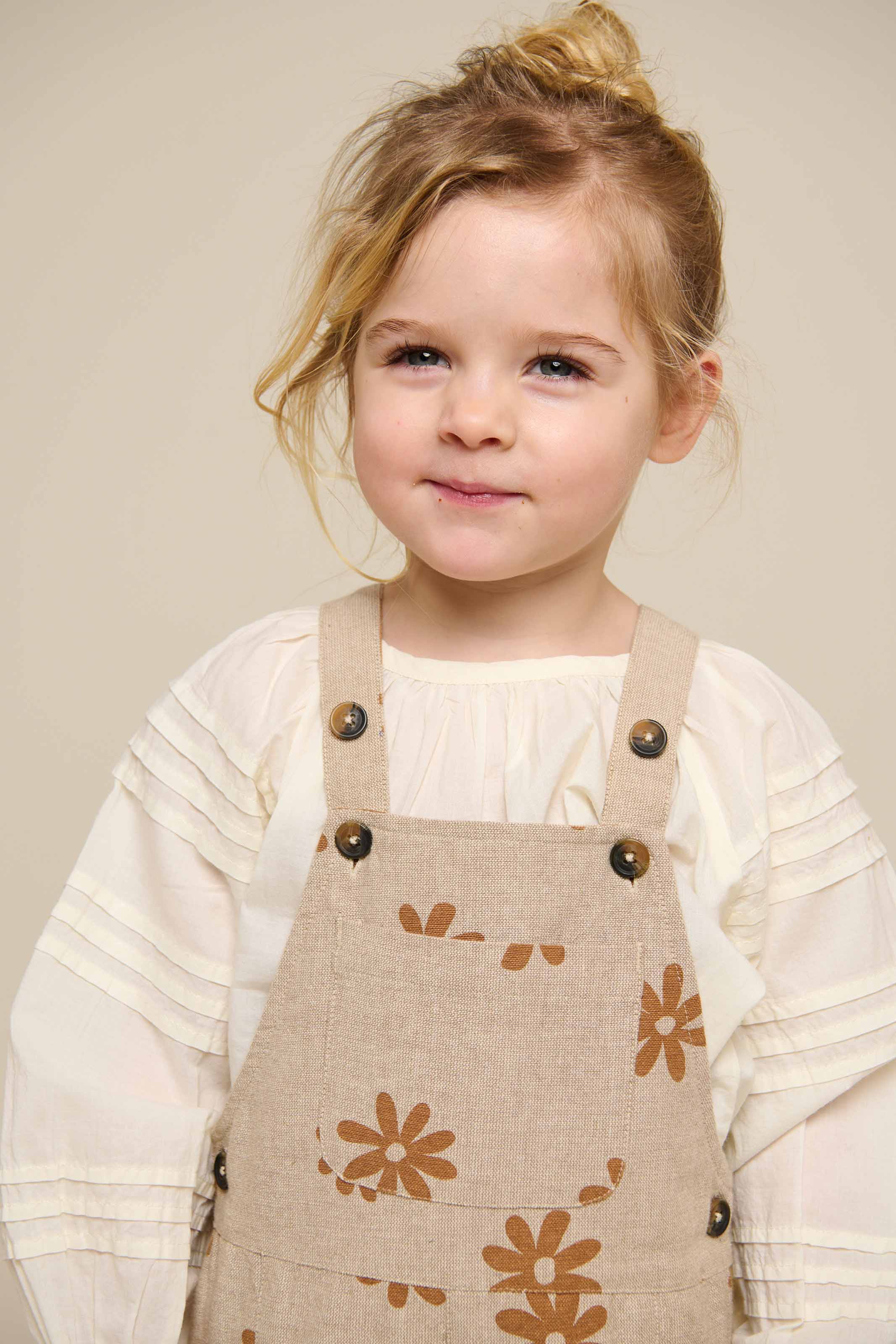 Bedrukte Katoenen Overall - Kids - Sand | 101210 Molly