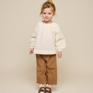 Blouse met lange mouwen - Kids - Offwhite | 100988 Willa