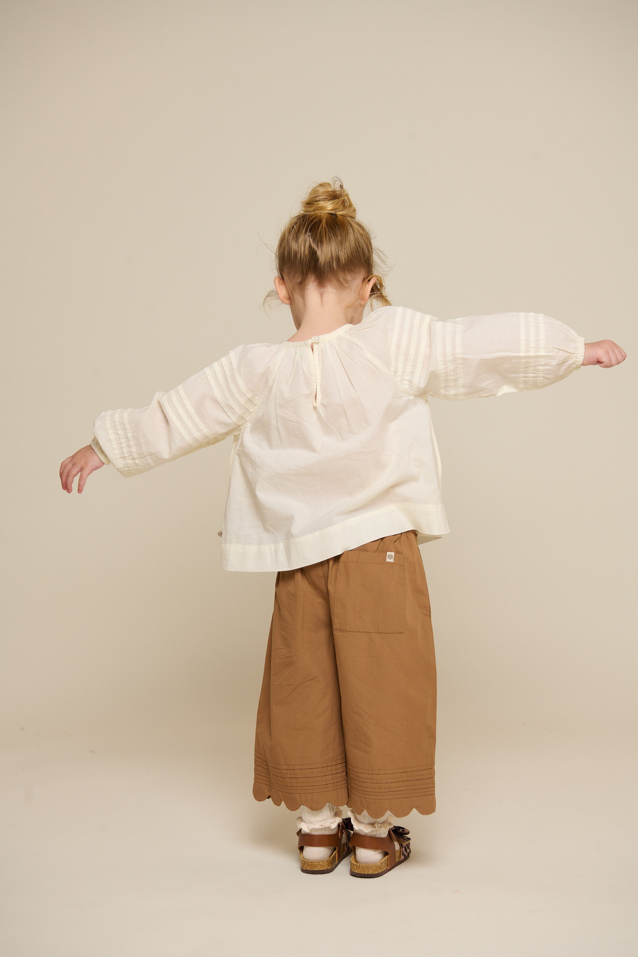 Blouse met lange mouwen - Kids - Offwhite | 100988 Willa