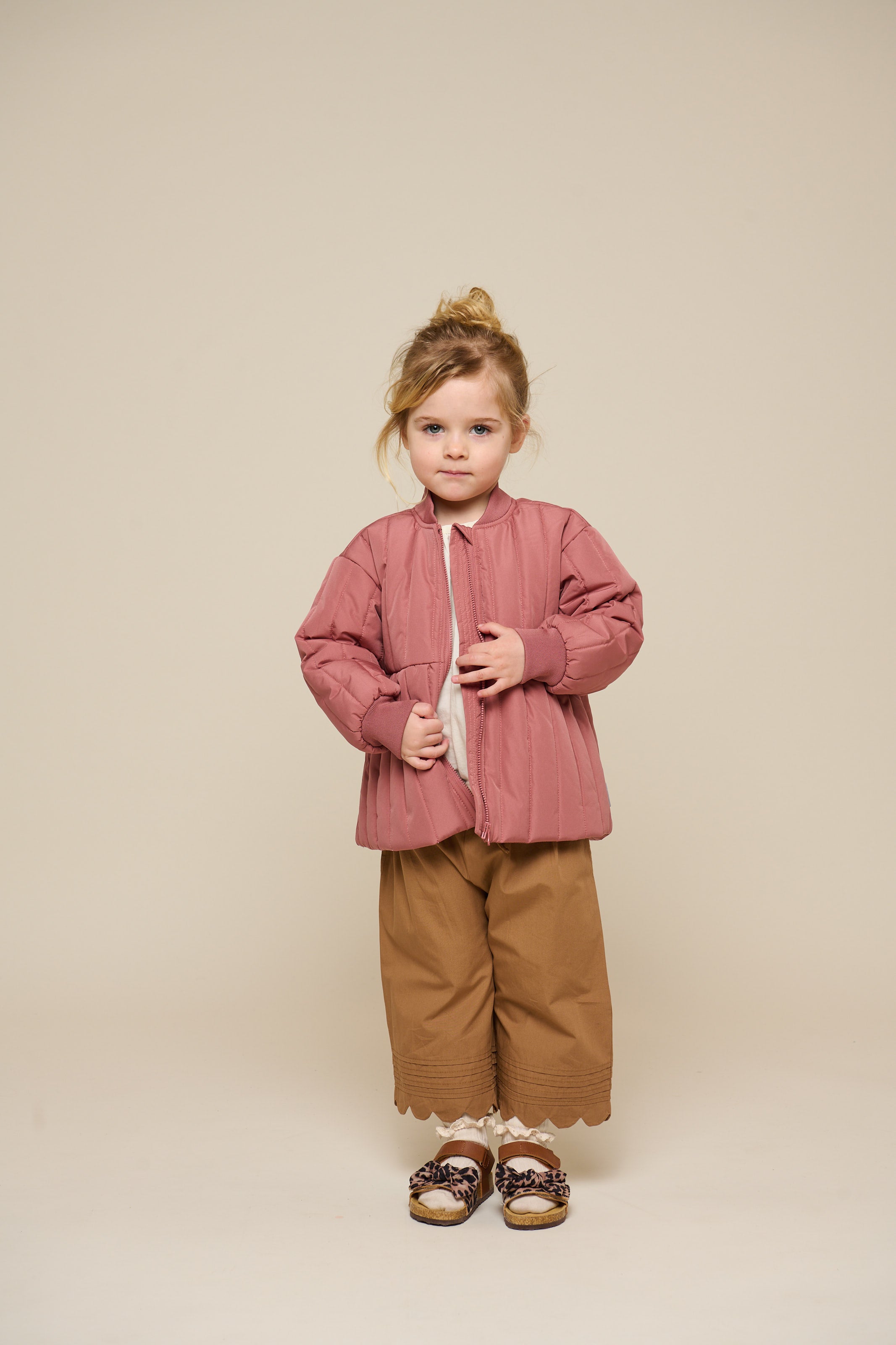 Poplinbroek met geschulpte rand - Kids - Coconut | 101048 Joy
