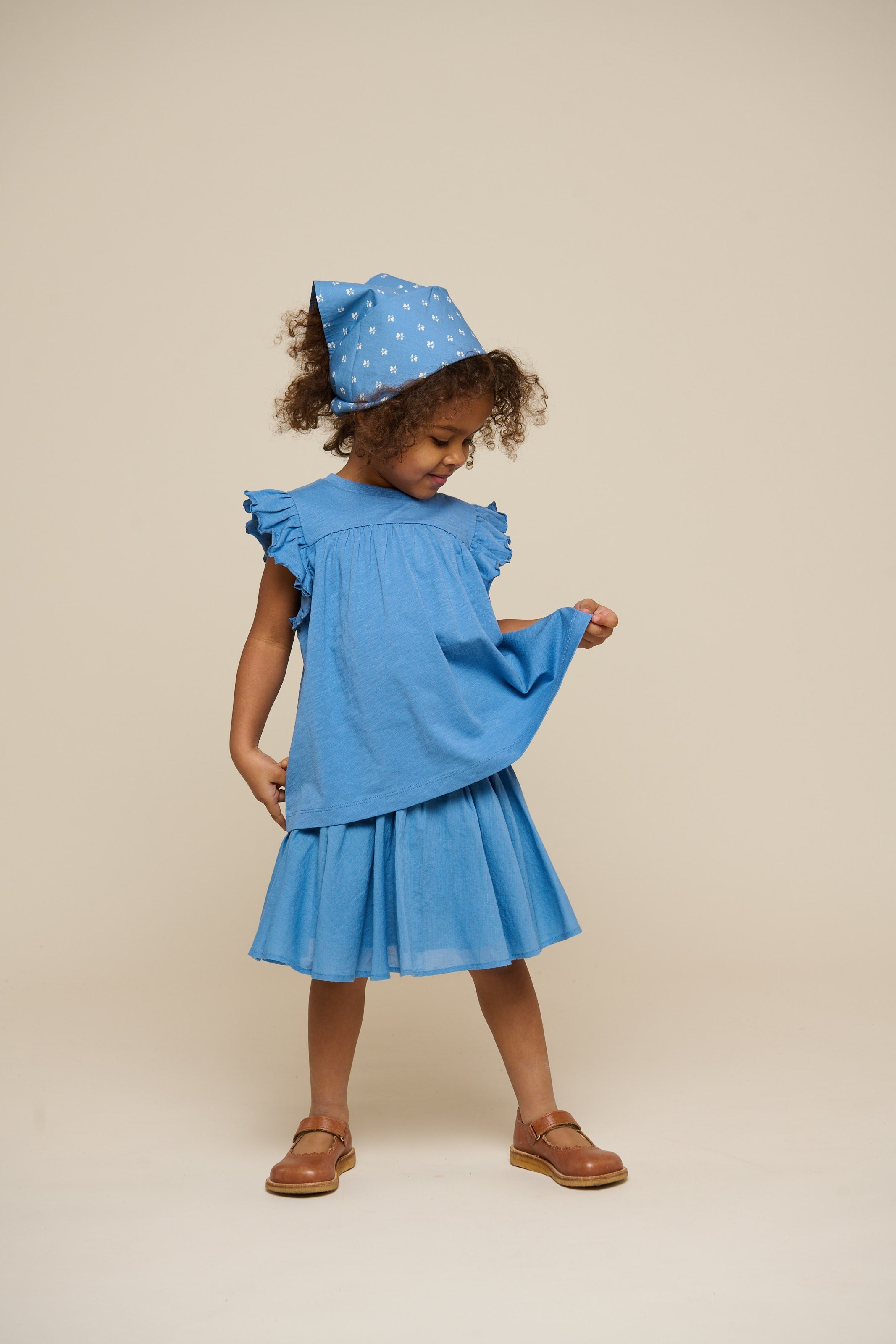 Jersey blouse - Kids - Blue | 101330 Lucia