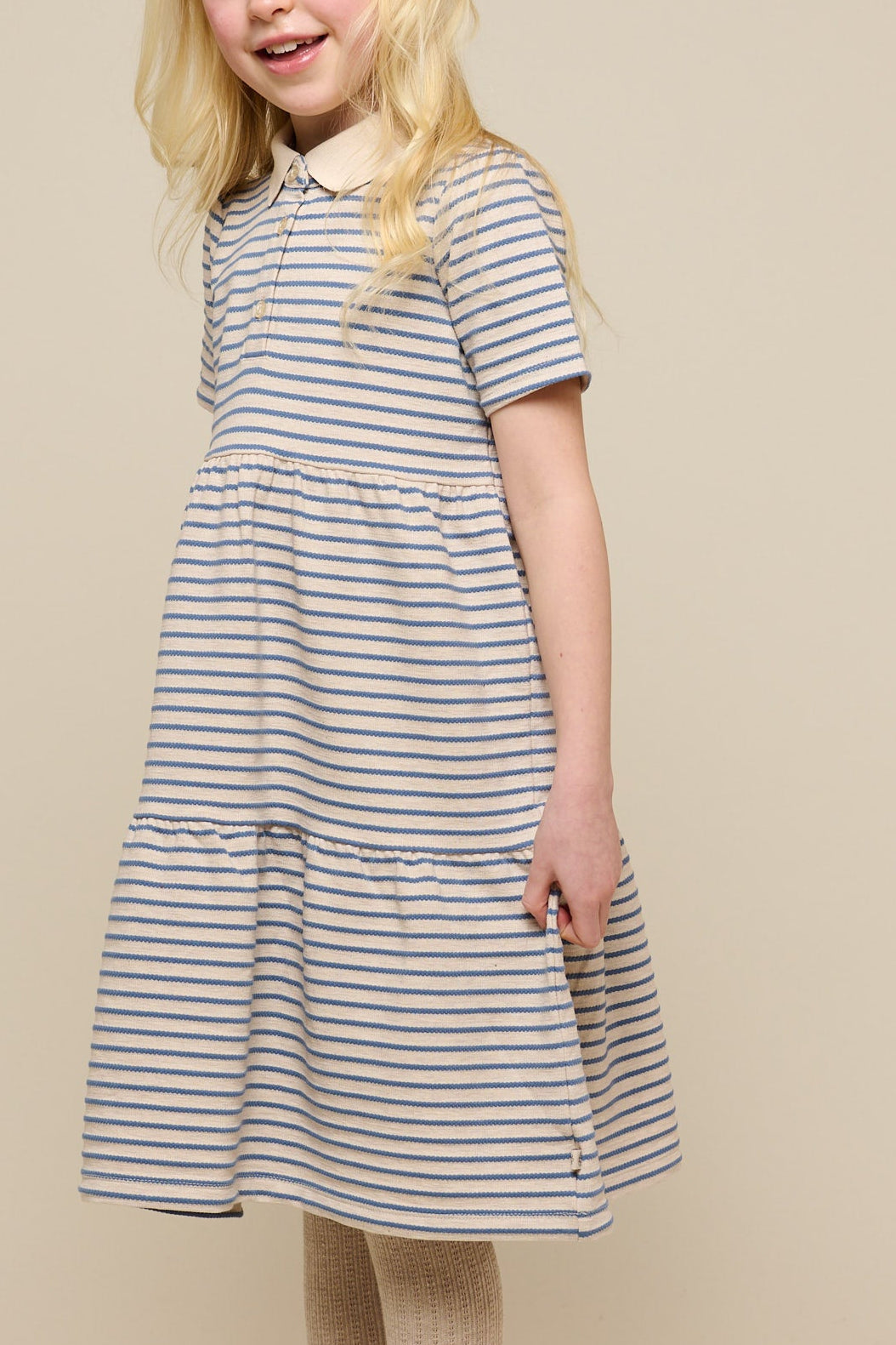 Striped Jersey Dress - Tween - Blue | 101013 Emmie
