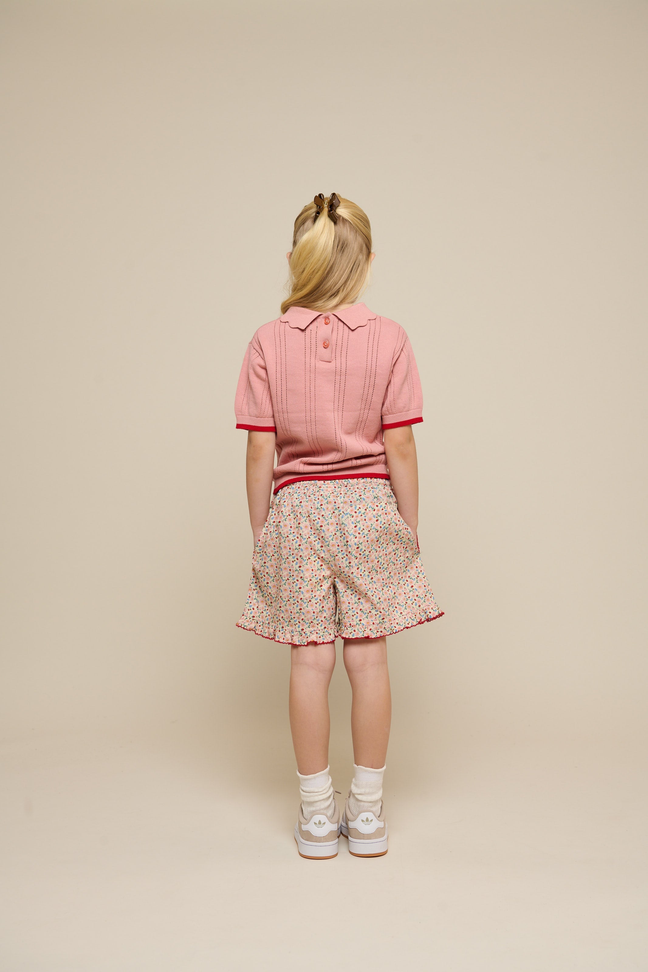 Roze gebreide polo - Tween - Rose | 101242 Helena