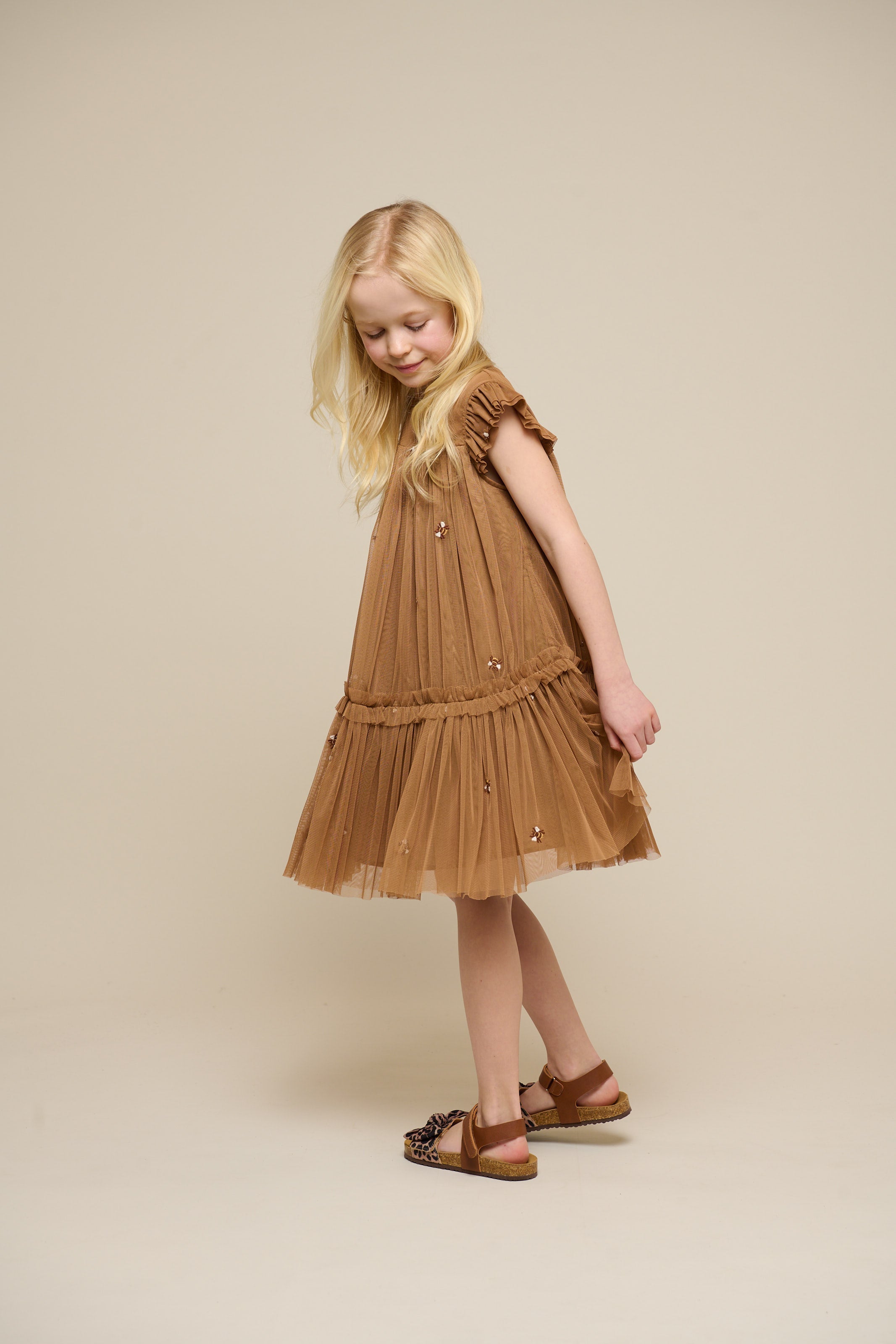 Honingbij Tule Jurk - Tween - Coconut | 100965 Daisy