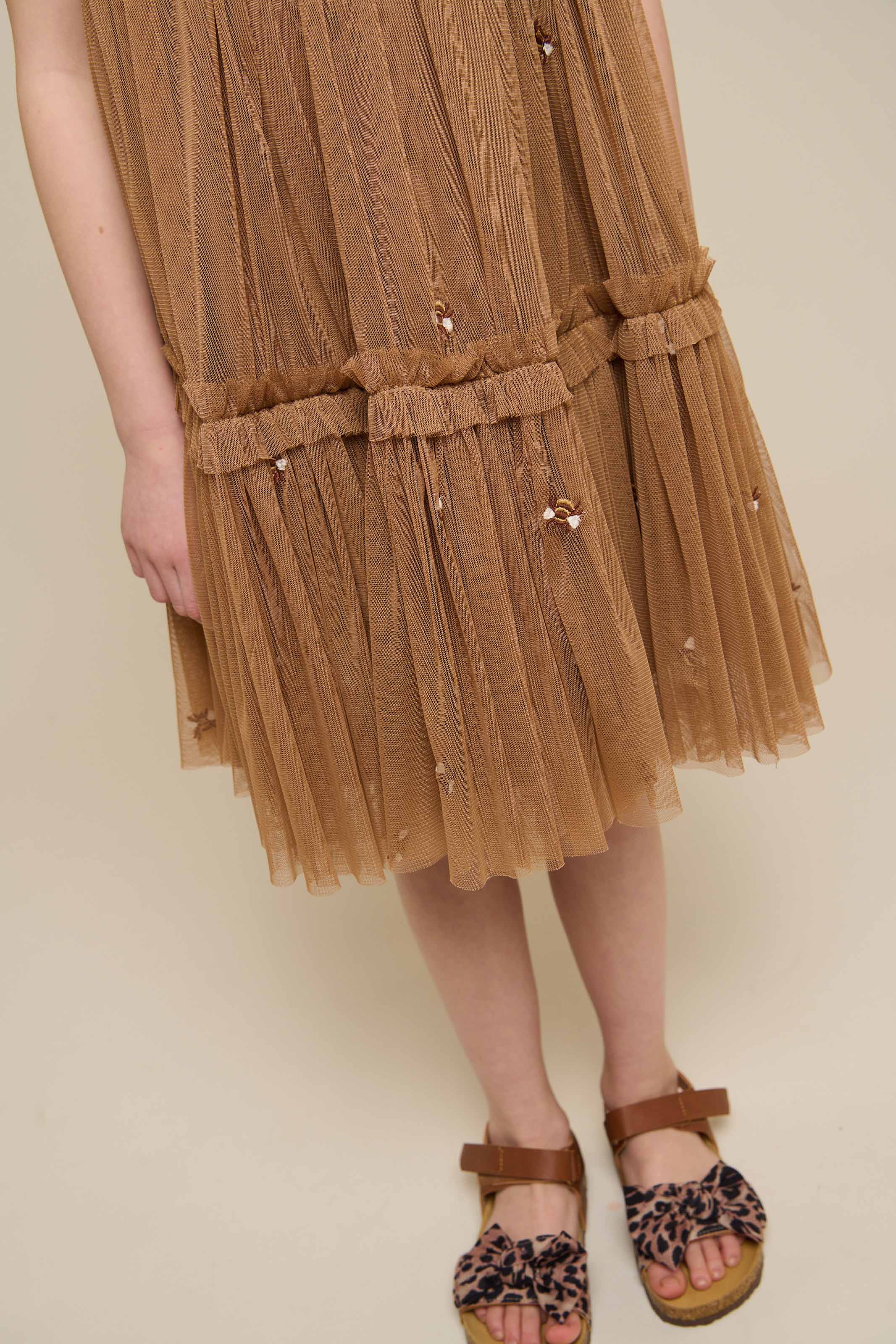 Honingbij Tule Jurk - Tween - Coconut | 100965 Daisy