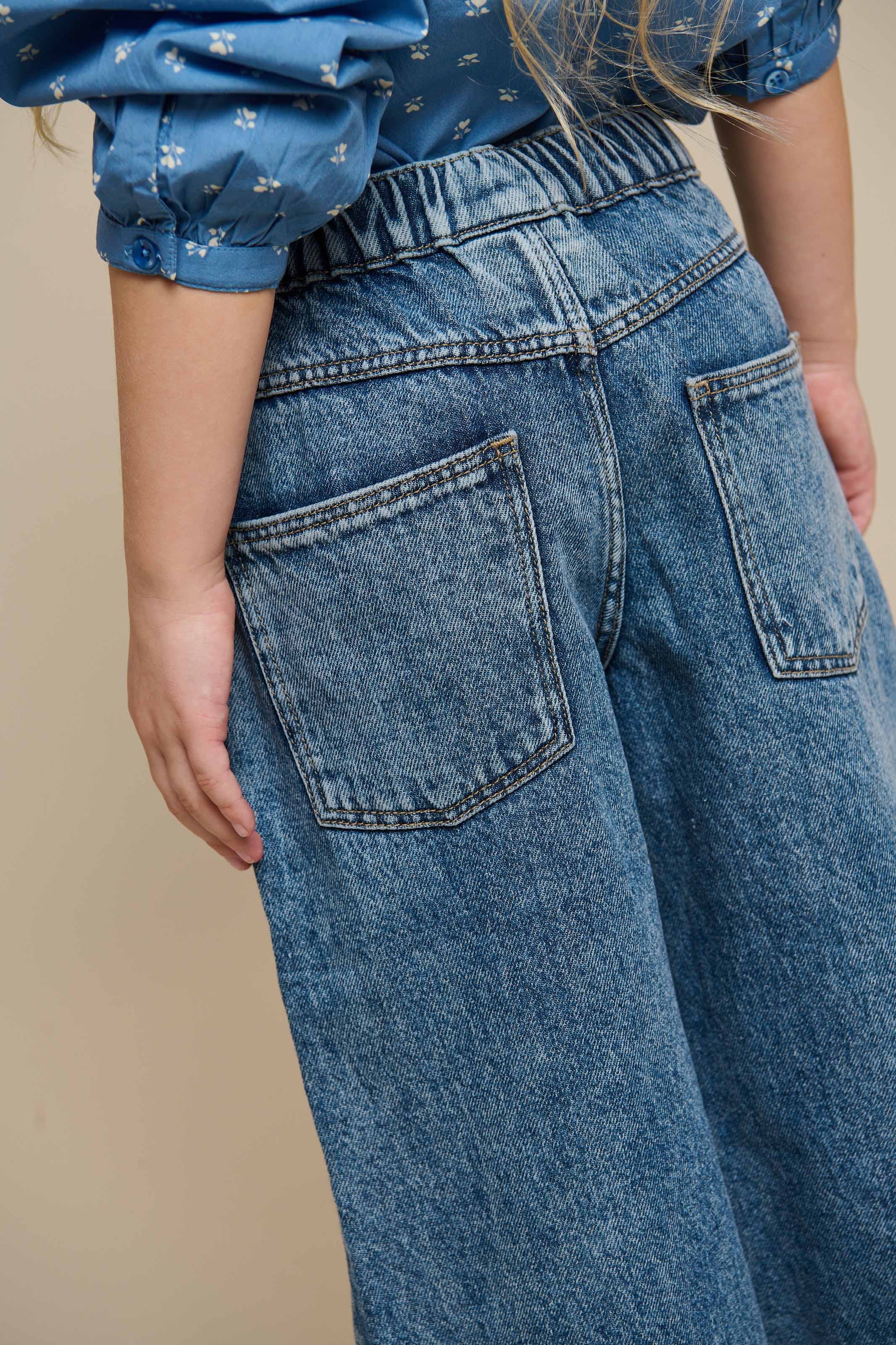 Uitlopende Jeans - Tween - Blue denim | 101154 Carmen