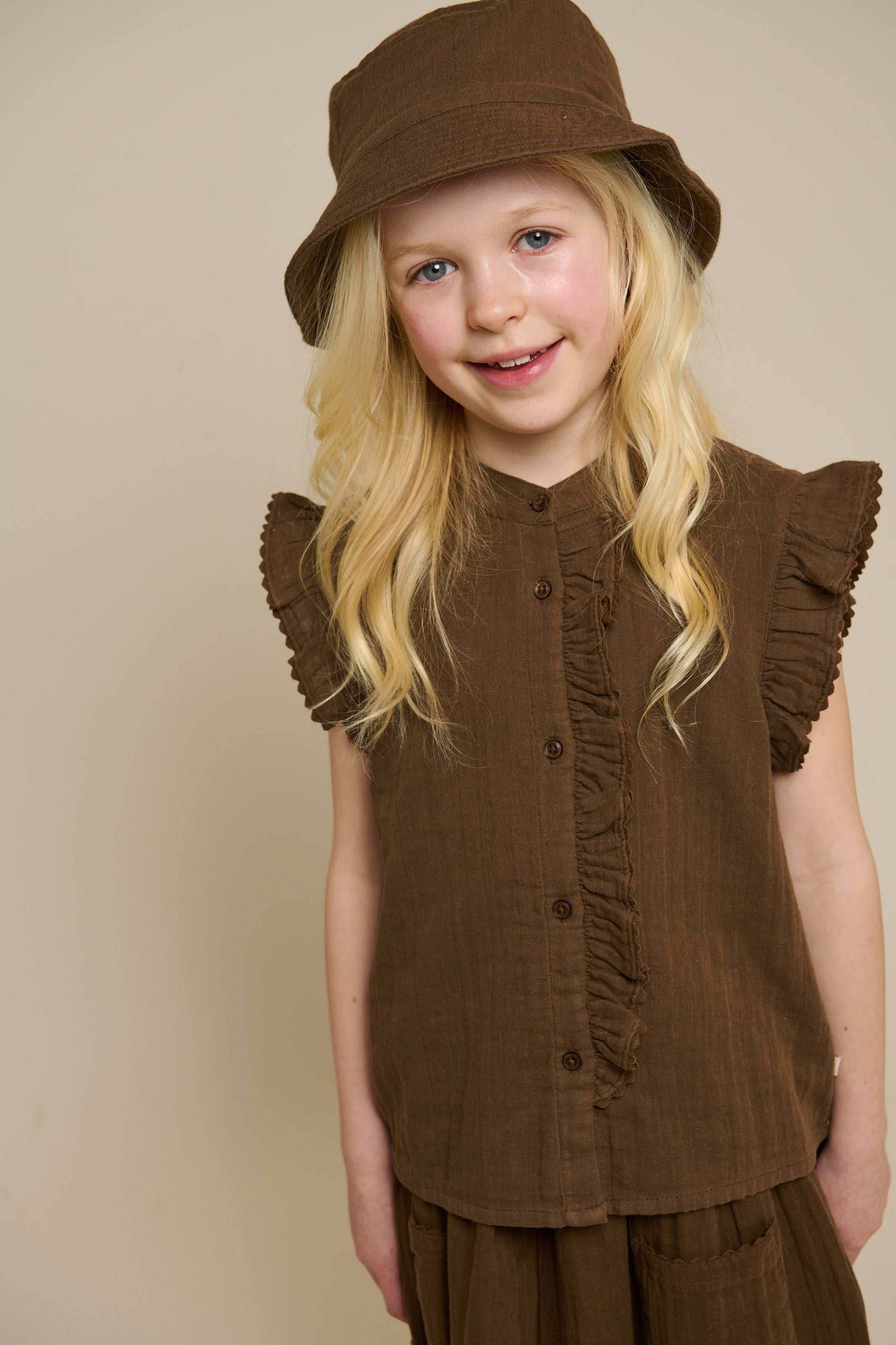 Gaze rok - Tween - Dark Brown | 100935 Jasmine