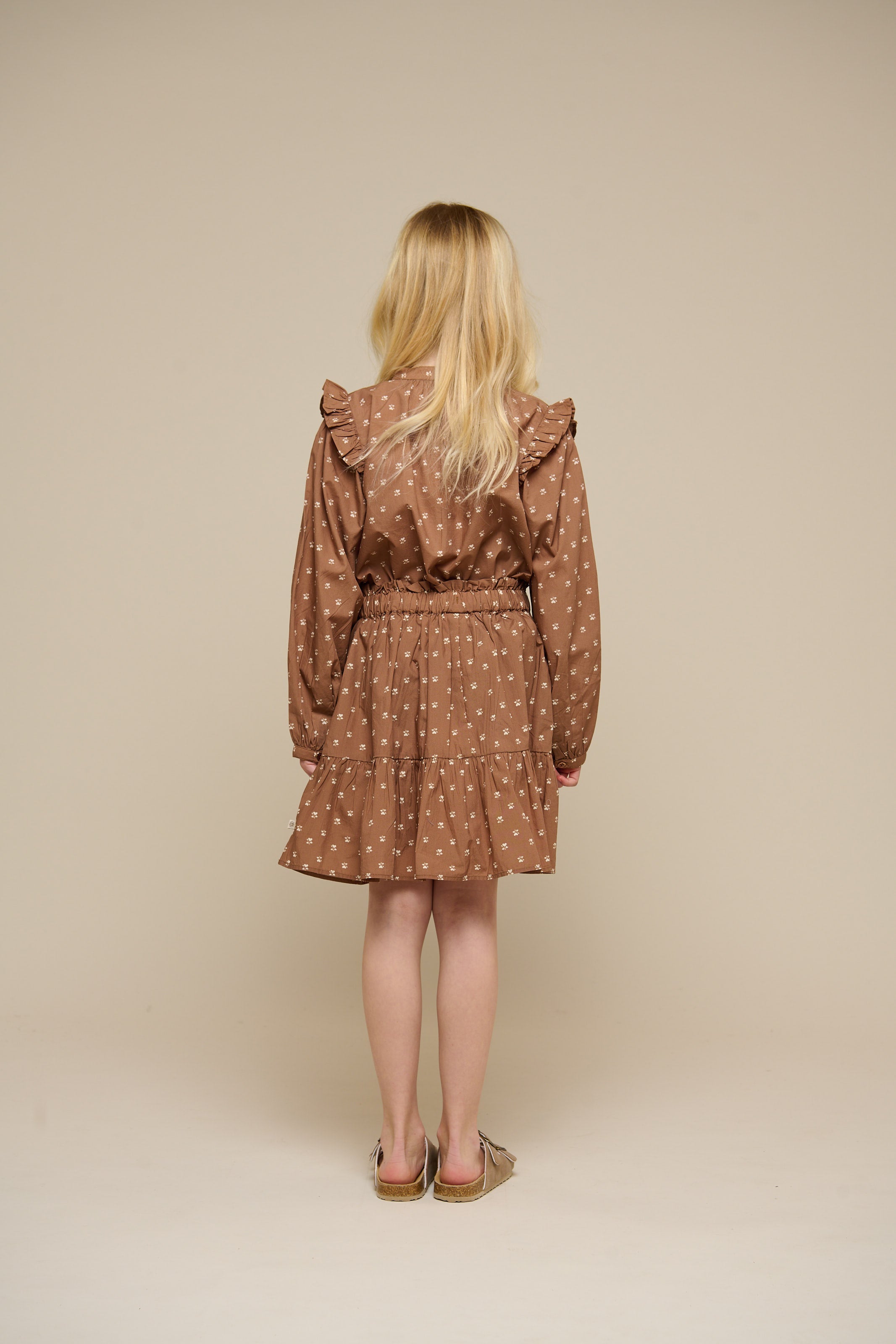 Bedrukte Popeline Overhemdblouse - Tween - Coconut | 101088 Camilla