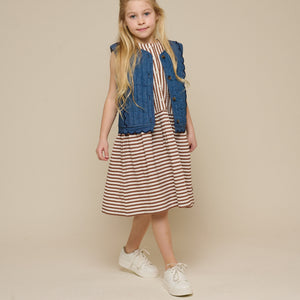 Gewatteerde spijkerjas - Tween - Blue Denim | 101083 Isabella