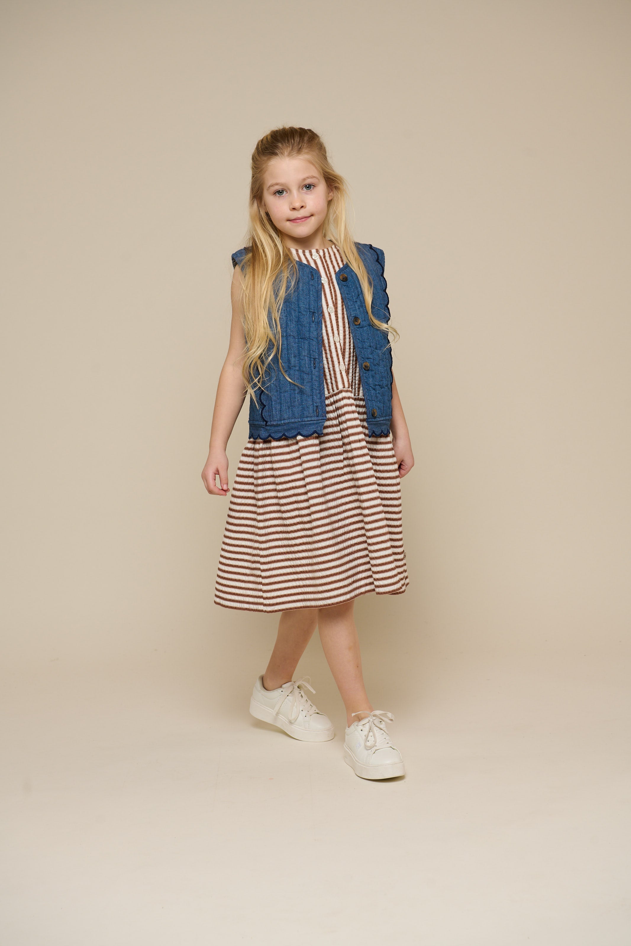 Gewatteerde spijkerjas - Tween - Blue Denim | 101083 Isabella
