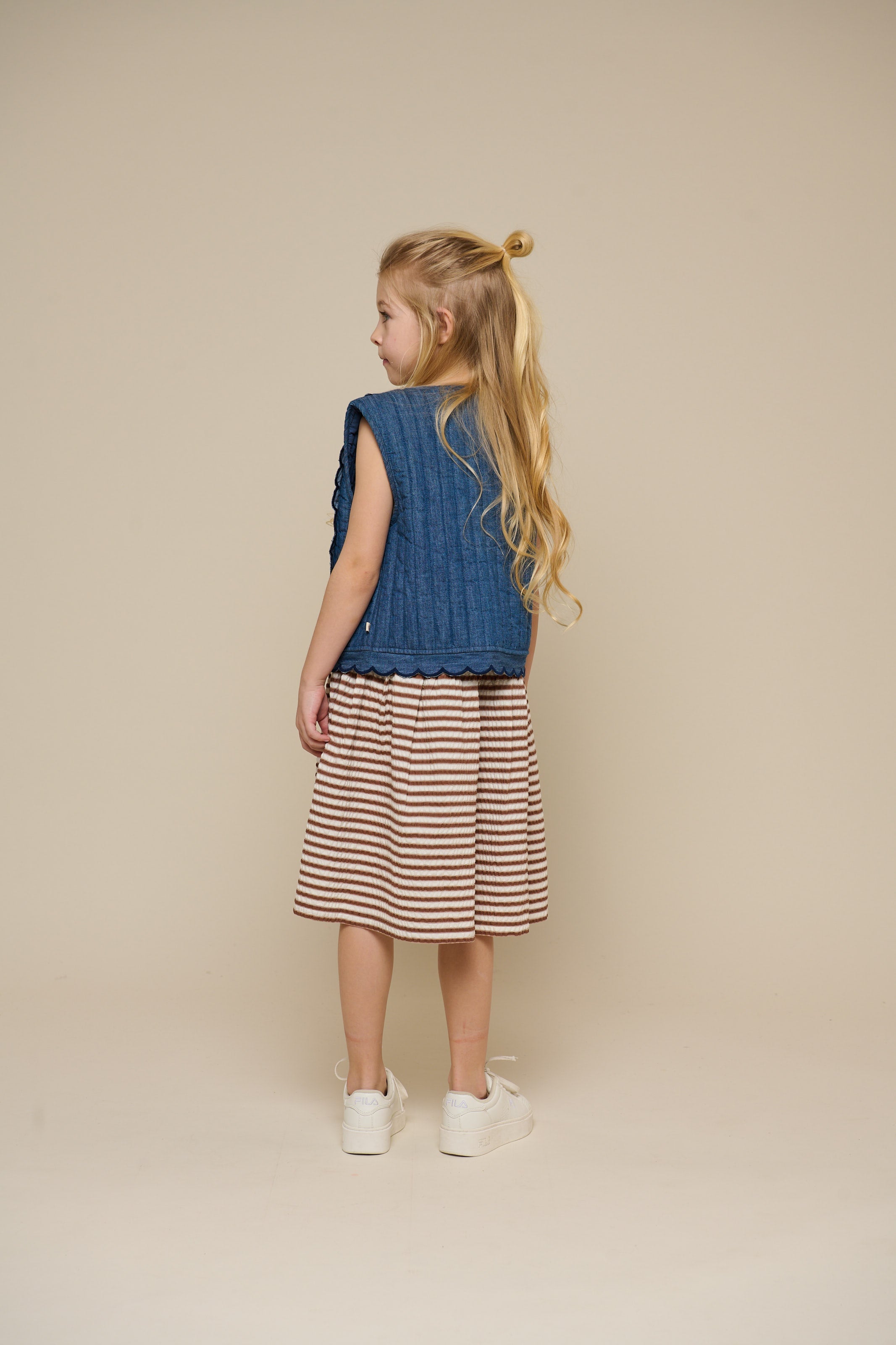 Gewatteerde spijkerjas - Tween - Blue Denim | 101083 Isabella