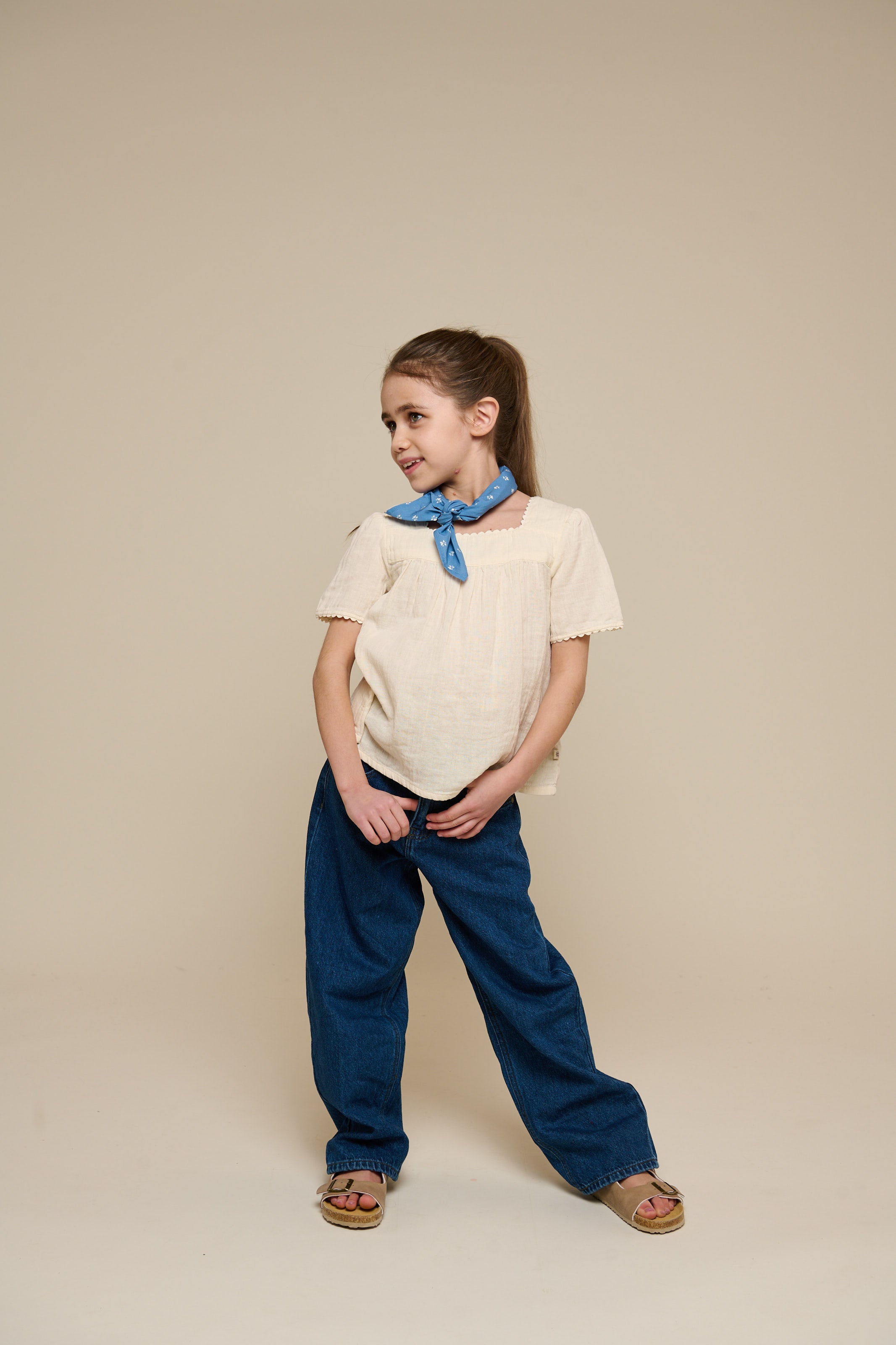 Taps toelopende jeans - Tween - Blue Denim | 100663 Bilbao