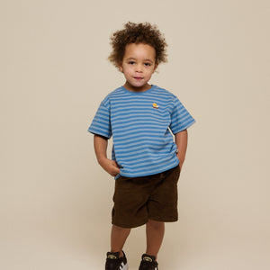 Gestreept T-shirt - Kids - Dusty Blue | 101179 Otto