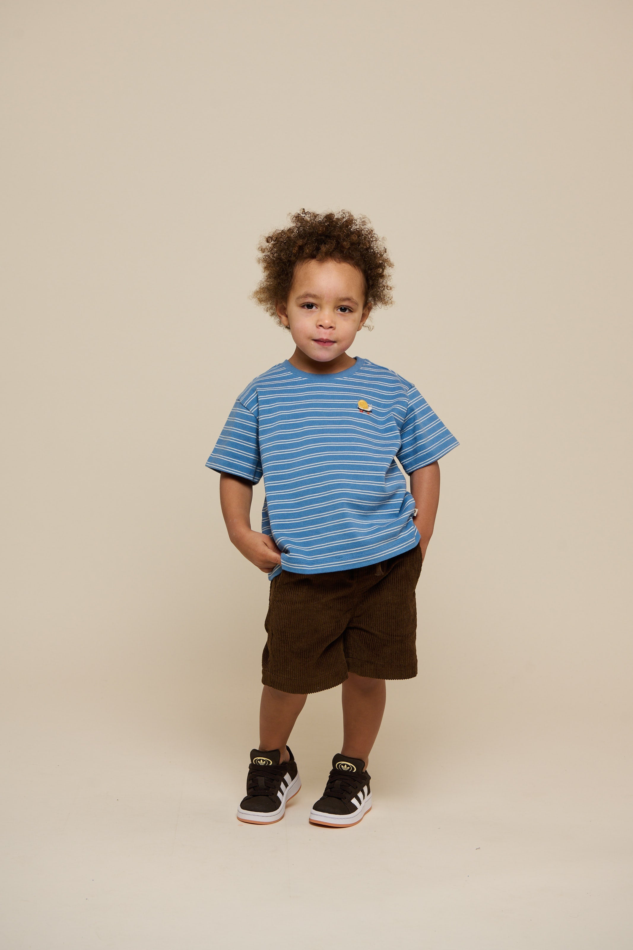 Gestreept T-shirt - Kids - Dusty Blue | 101179 Otto