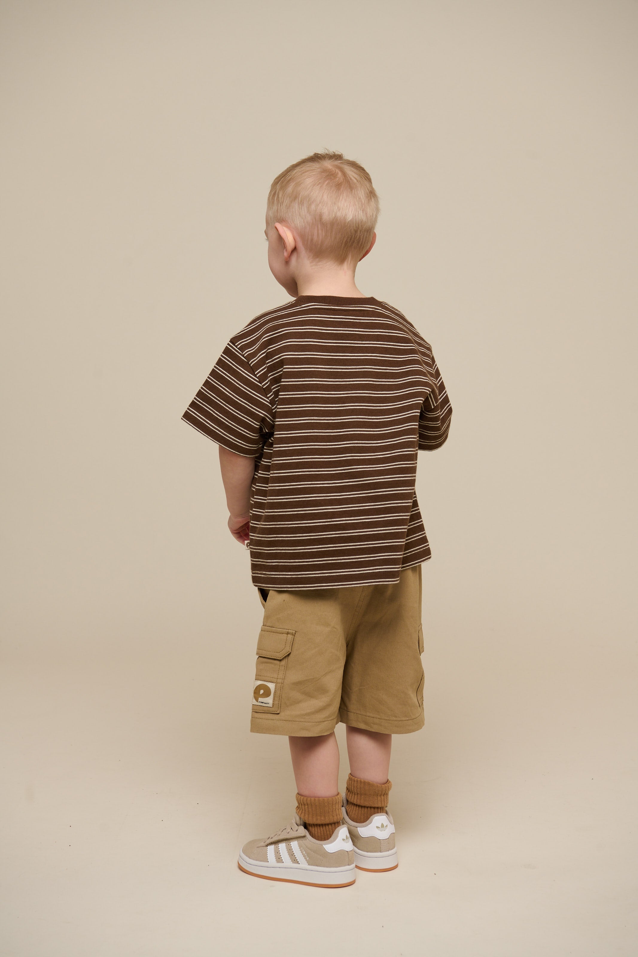 Gestreept T-shirt - Kids - Dark Brown | 101177 Otto