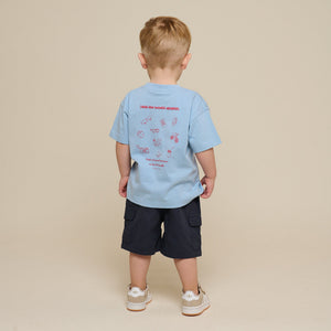 Cool Times T-shirt - Kids - Powder Blue | 101249 Daniel