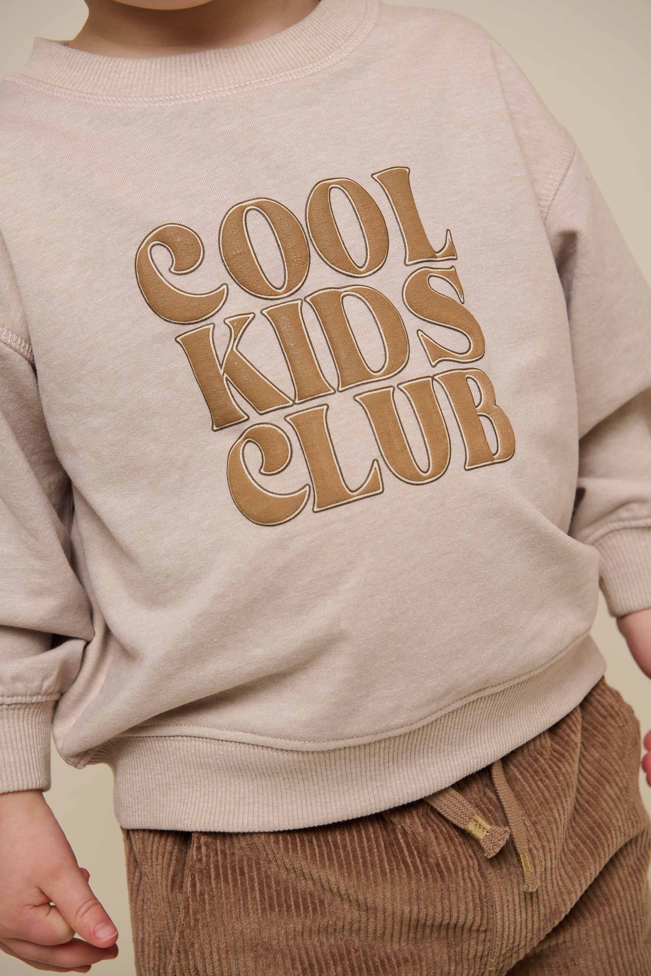 Crewneck sweatshirt - Kids - Nature melange | 101163 Nathan
