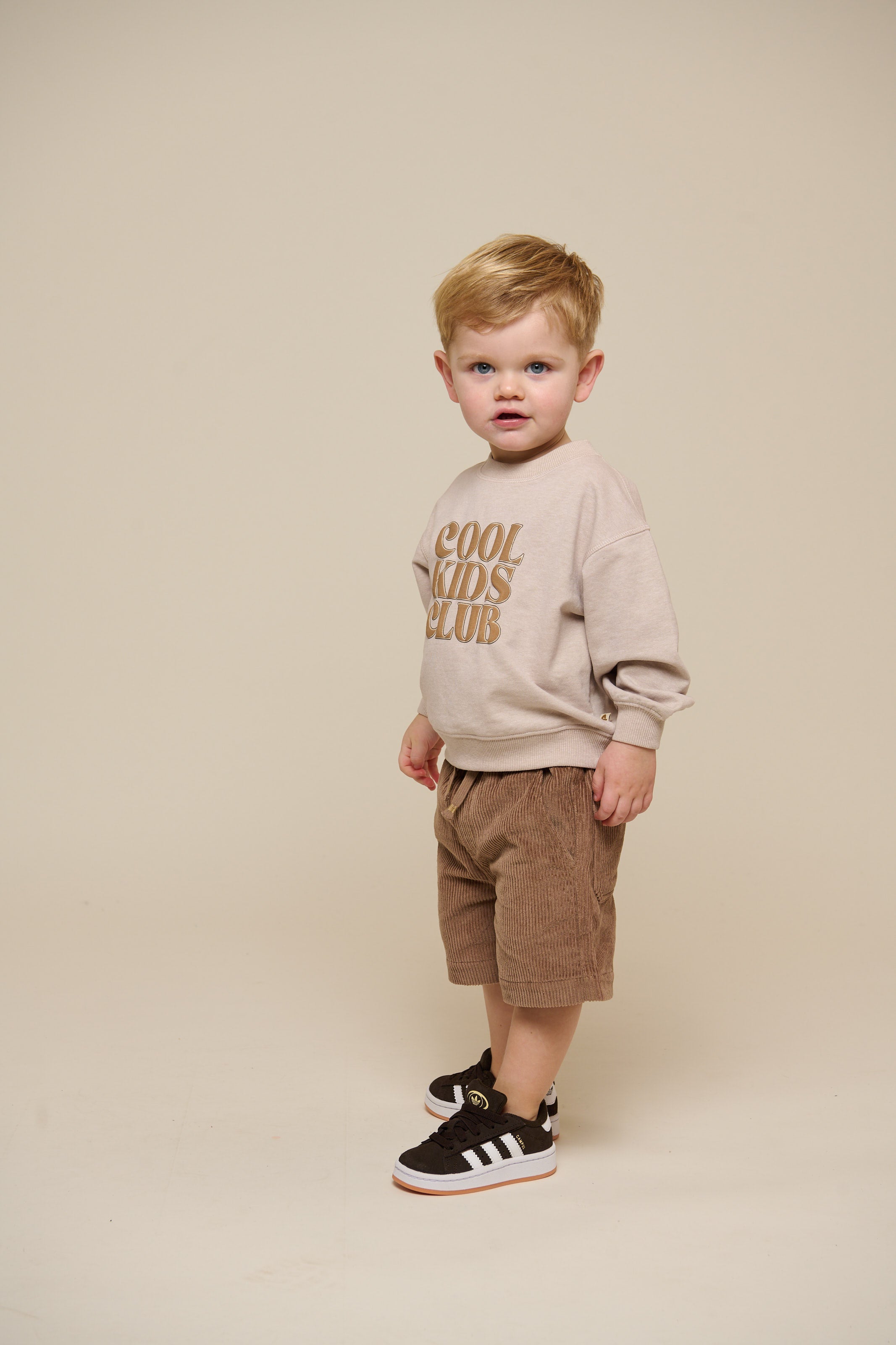 Crewneck sweatshirt - Kids - Nature melange | 101163 Nathan