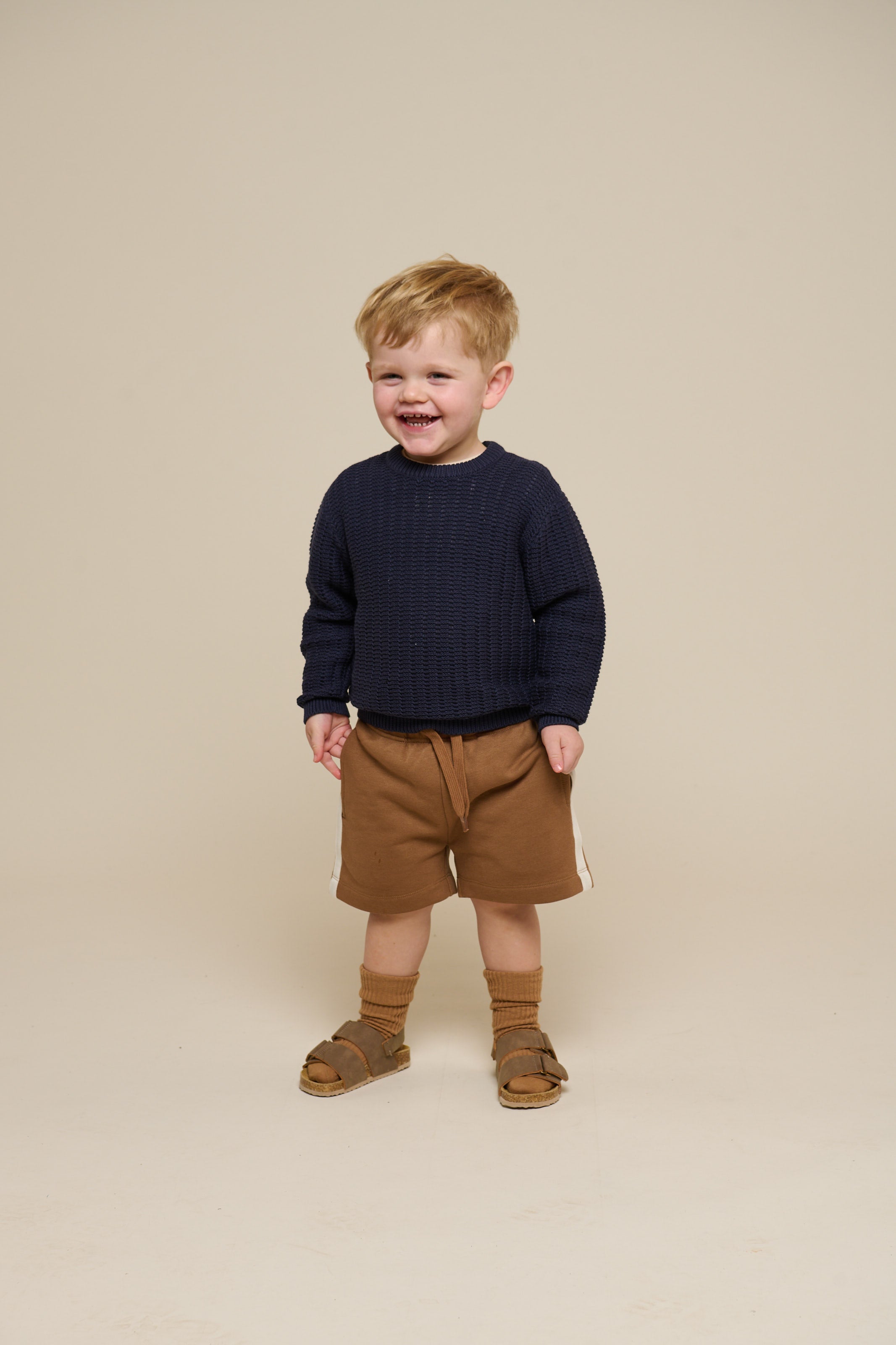 Gebreid Effen - Kids - Navy | 101281 Brady