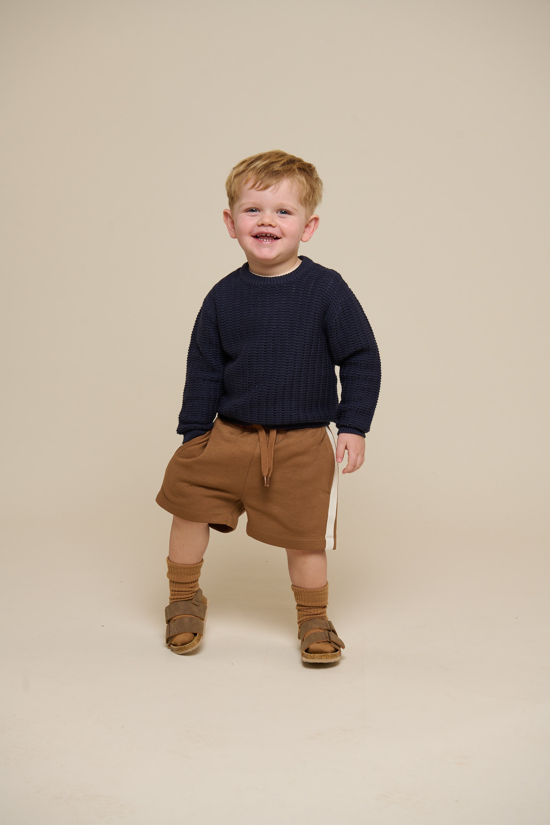 Sweatshorts met tape - Kids - Coconut | 101263 Carter