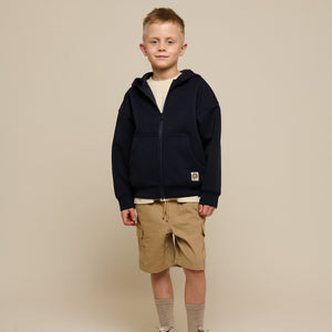 Scuba Zip Hoodie - Tween - Dark Navy | 100640 Liam