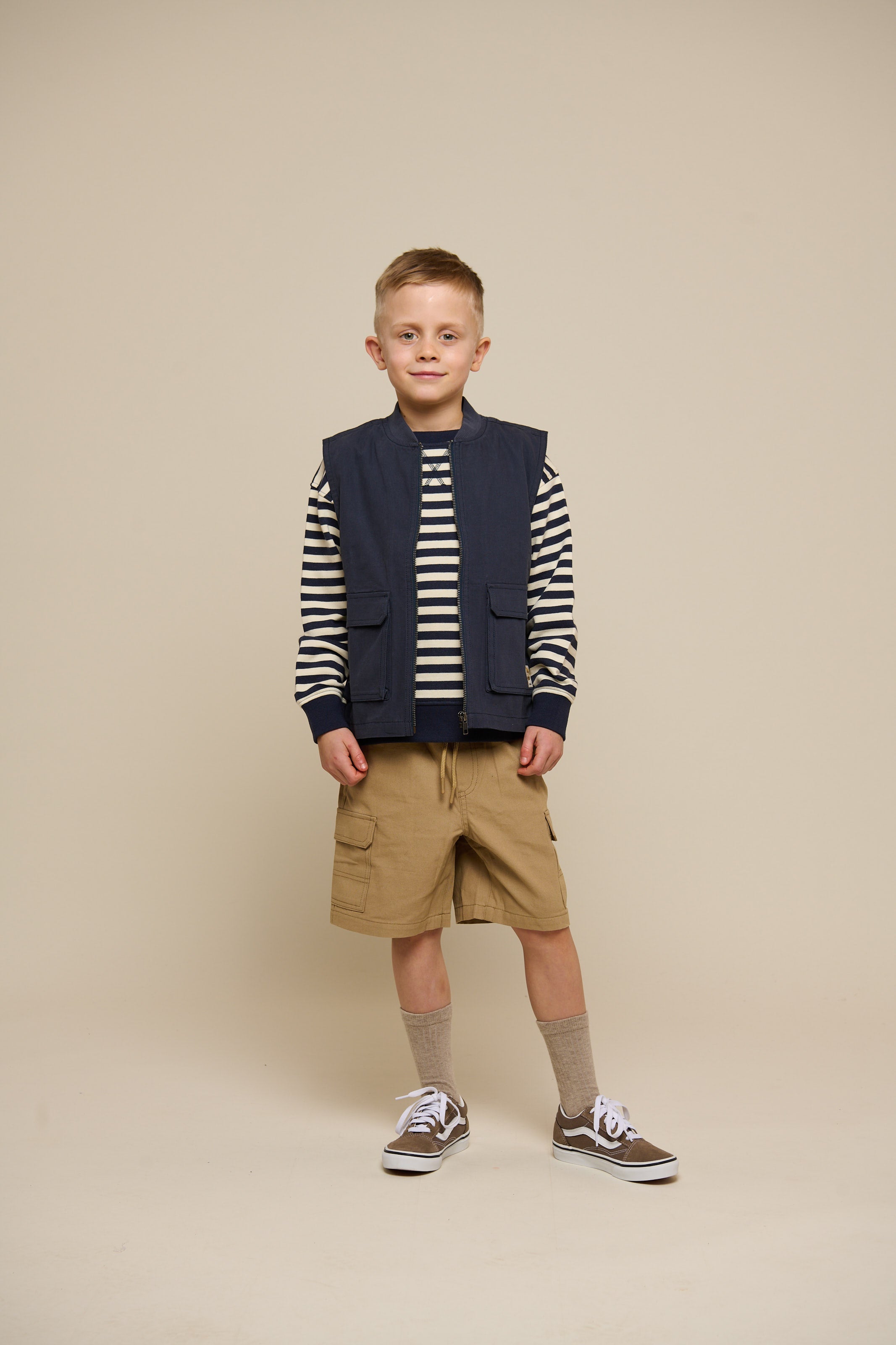 Canvas Cargo Gilet - Tween - Navy | 101131 Isack