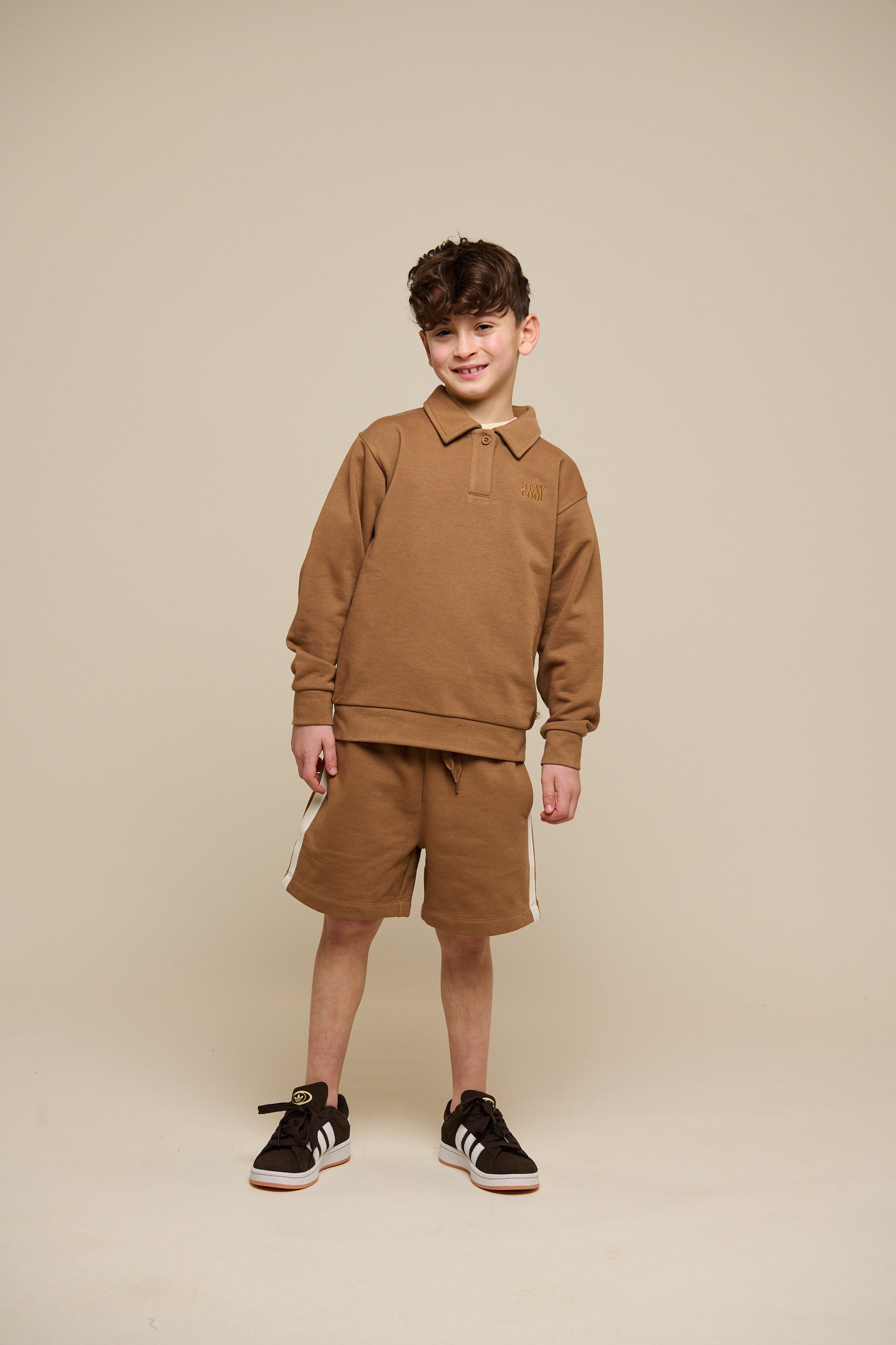 Sweatshorts met tape - Tween - Coconut | 101264 Carter