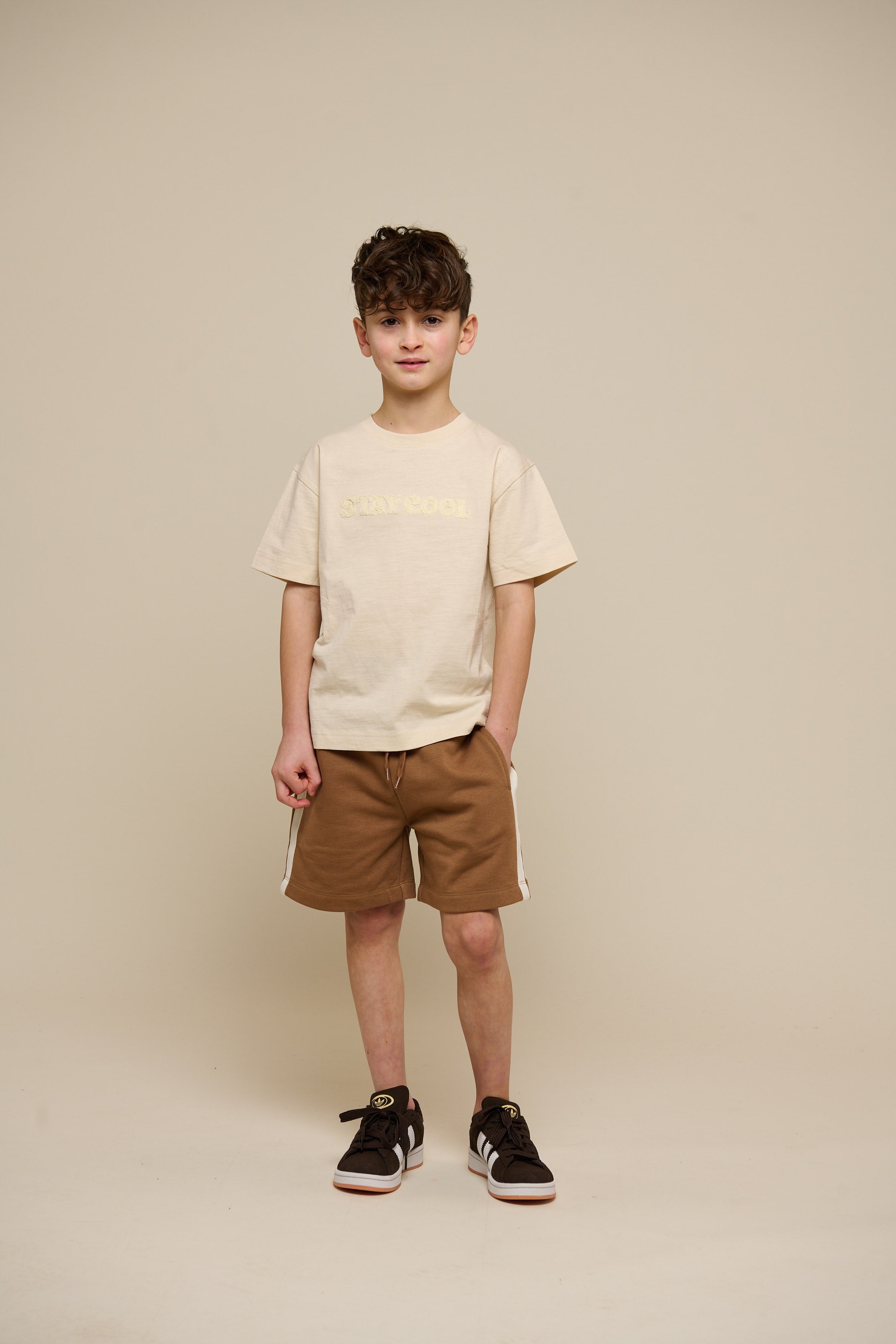 Sweatshorts met tape - Tween - Coconut | 101264 Carter
