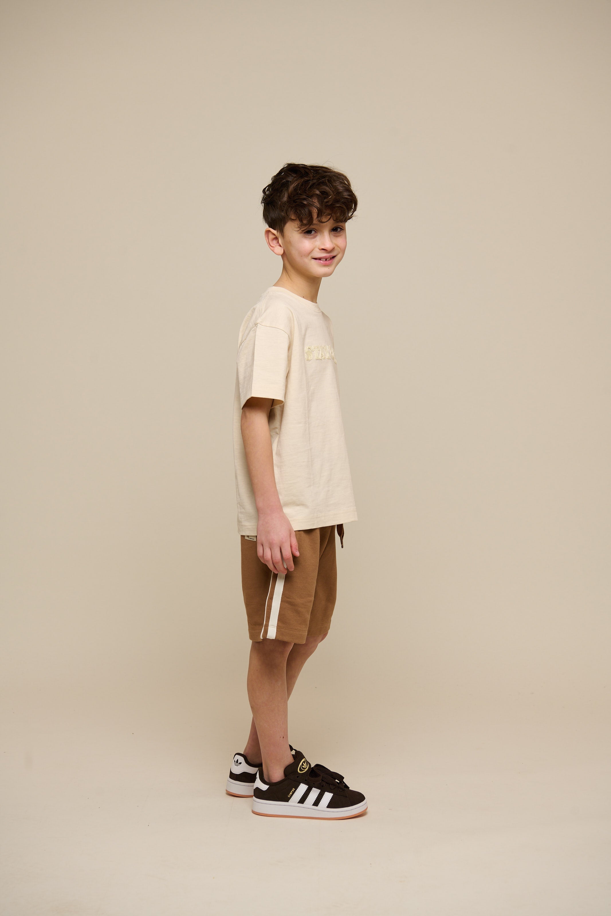 Sweatshorts met tape - Tween - Coconut | 101264 Carter
