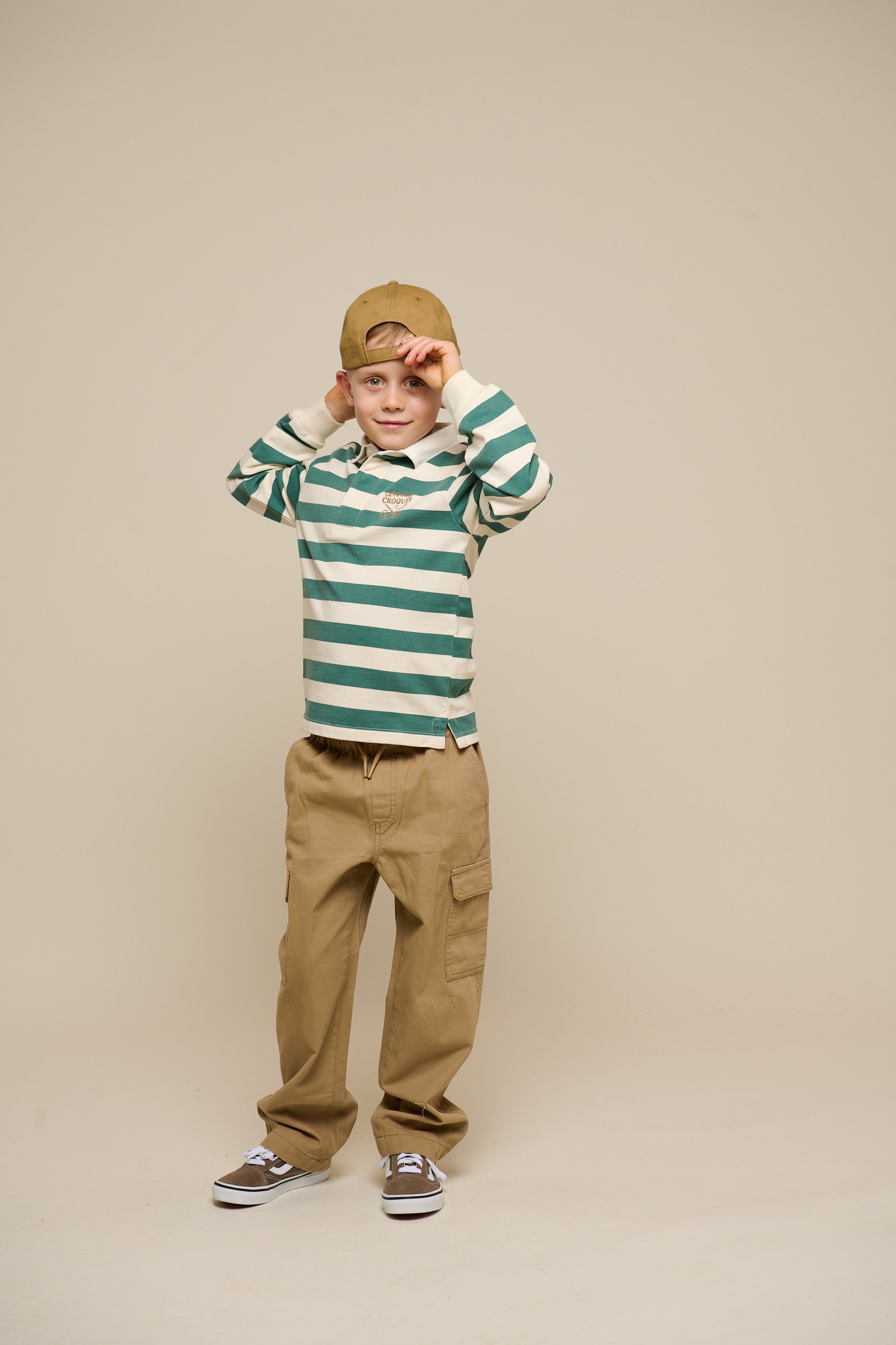 Blijf Cool Canvas Pet - Tween - Khaki | 101400 Owen