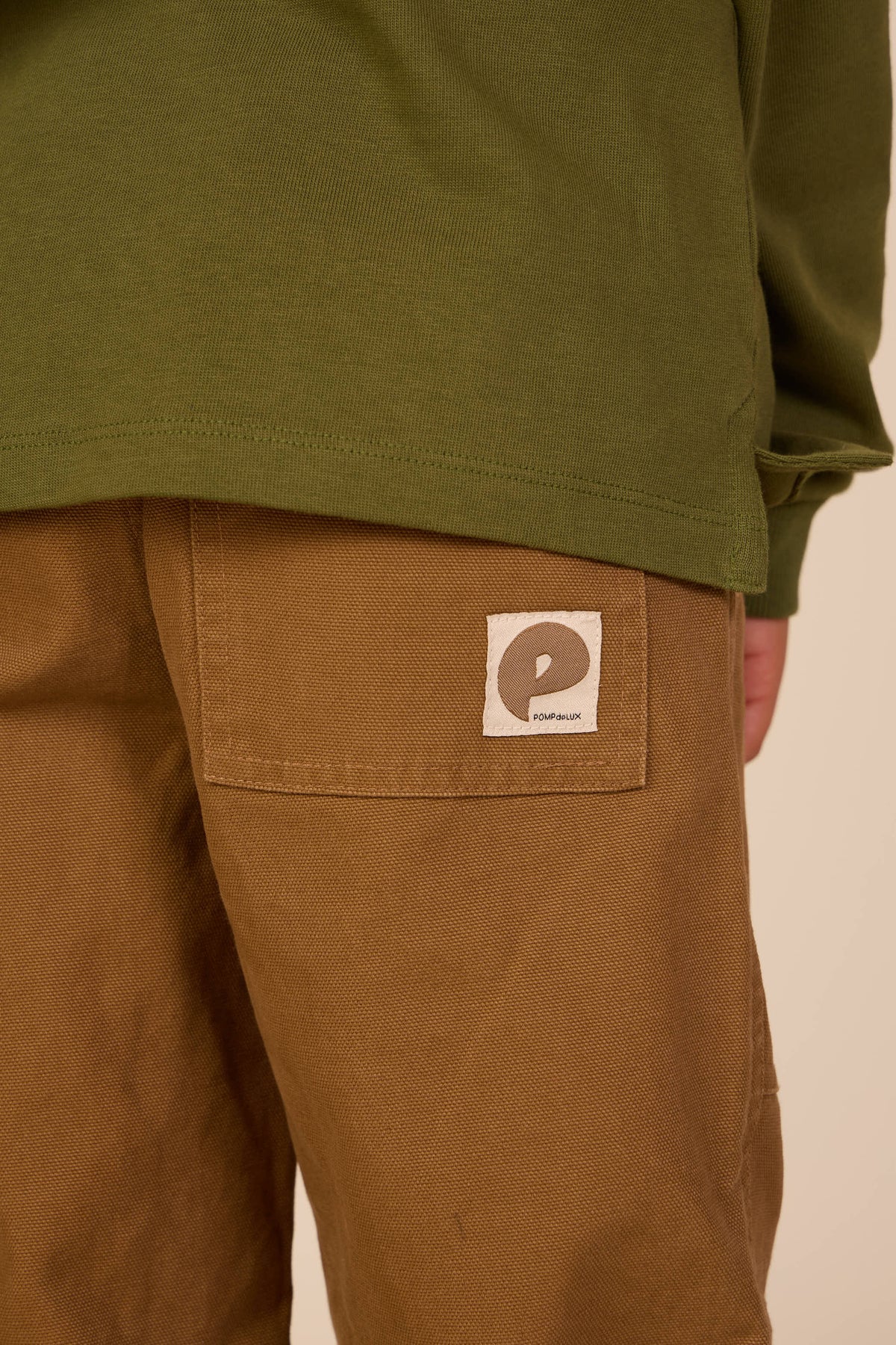 Canvas broek met opgestikte zakken Kids - Light Brown | 101533 Greyson