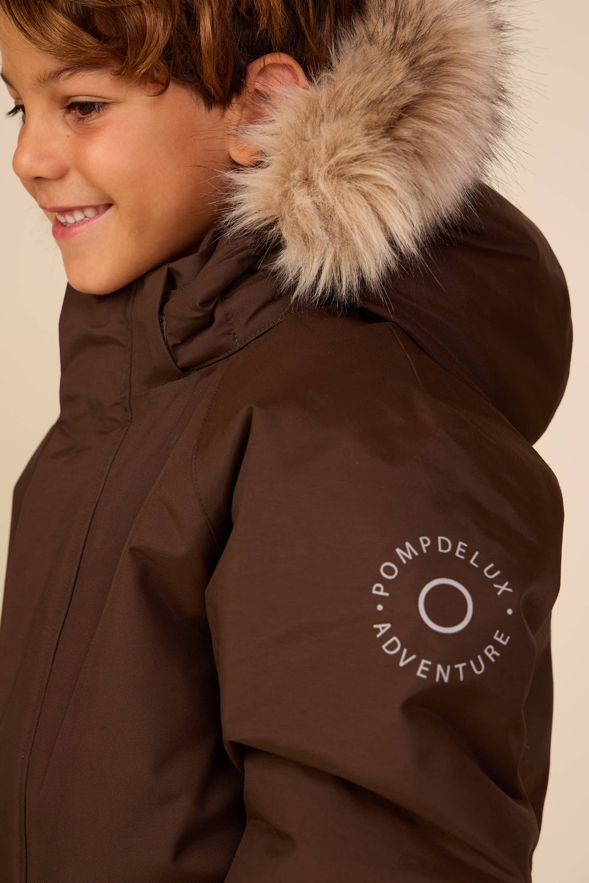 Adventure® sneeuwpak met imitatiebont Kids - Dark Brown | 101424 Sky
