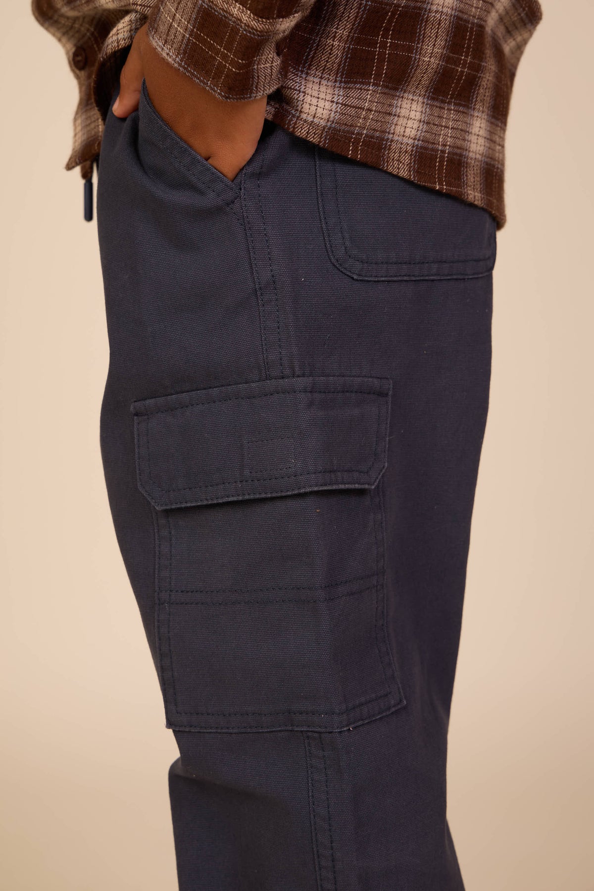 Canvas Broek - Kids - Navy | 101134 Isack