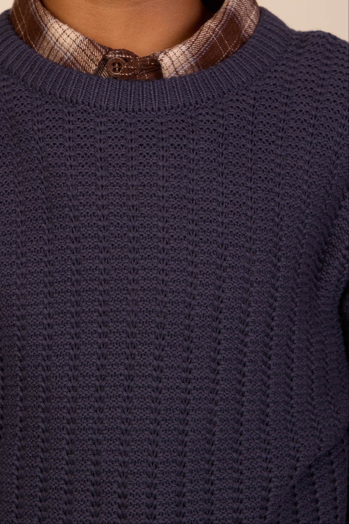 Gebreid Effen - Kids - Navy | 101281 Brady