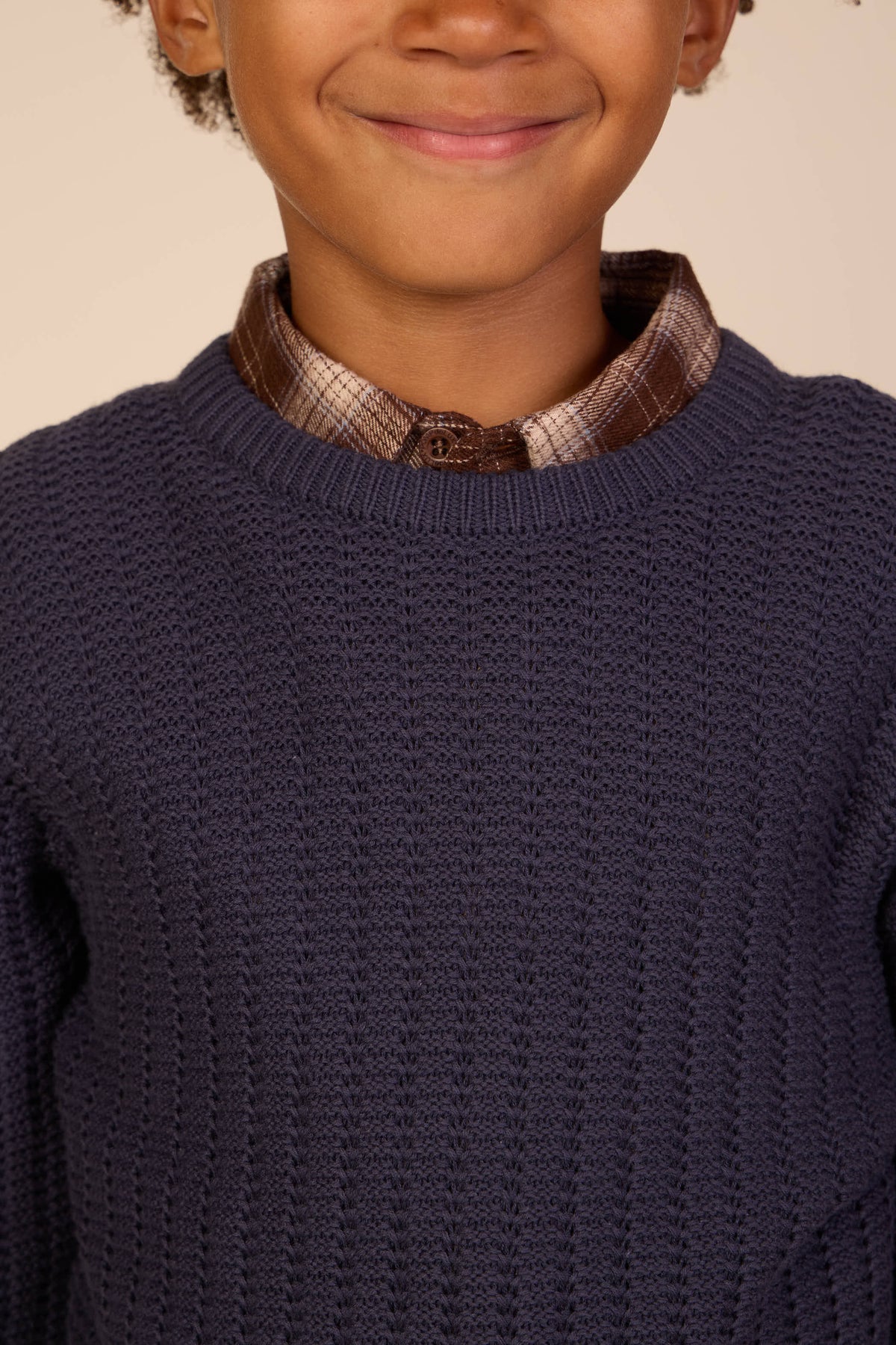 Effen Gebreid - Tween - Navy | 101282 Brady