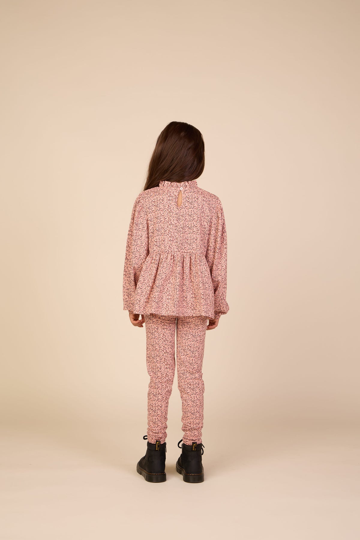 Jersey legging met print Tween - Rose/Bordeaux | 101552 Heidi