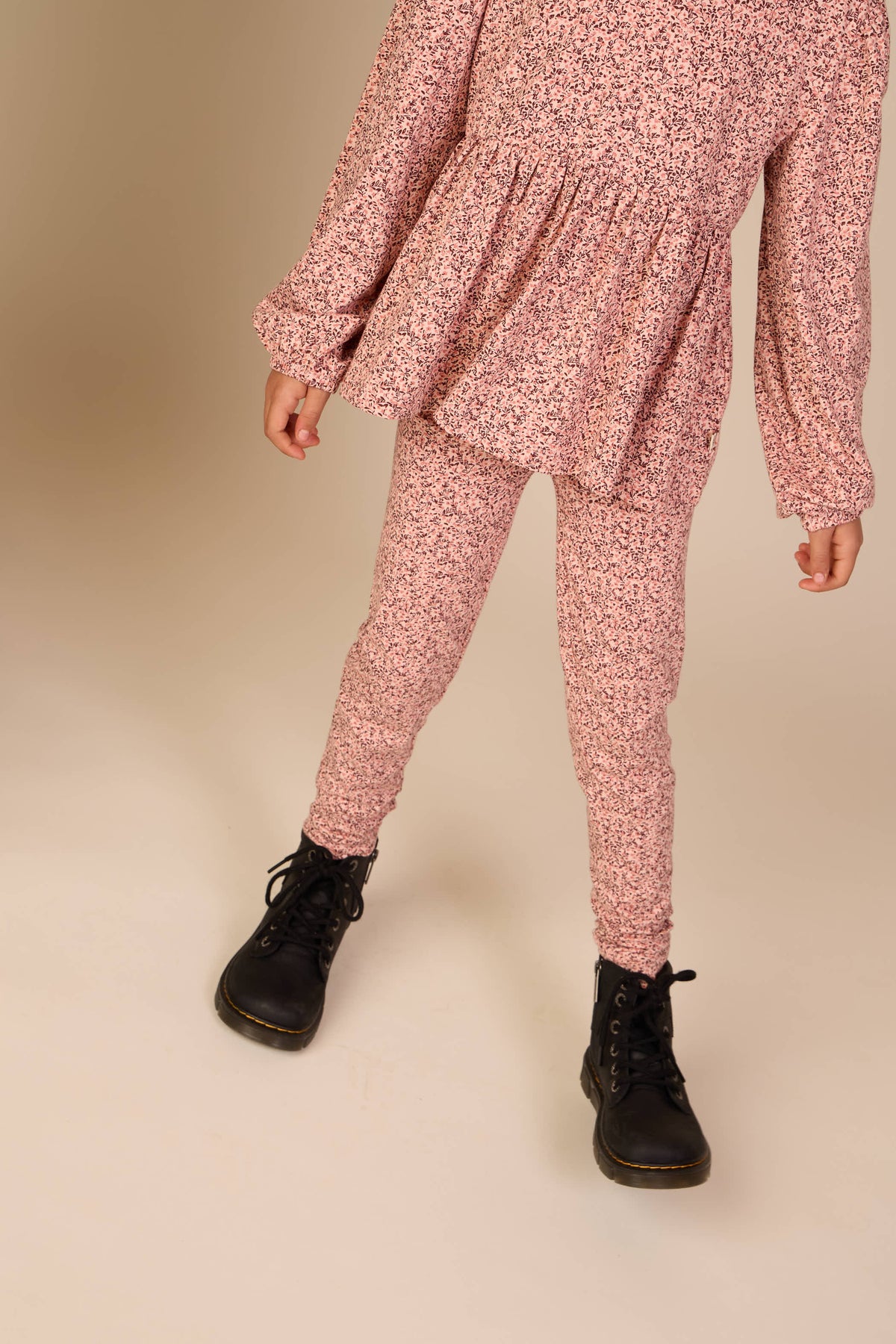 Jersey legging met print Tween - Rose/Bordeaux | 101552 Heidi