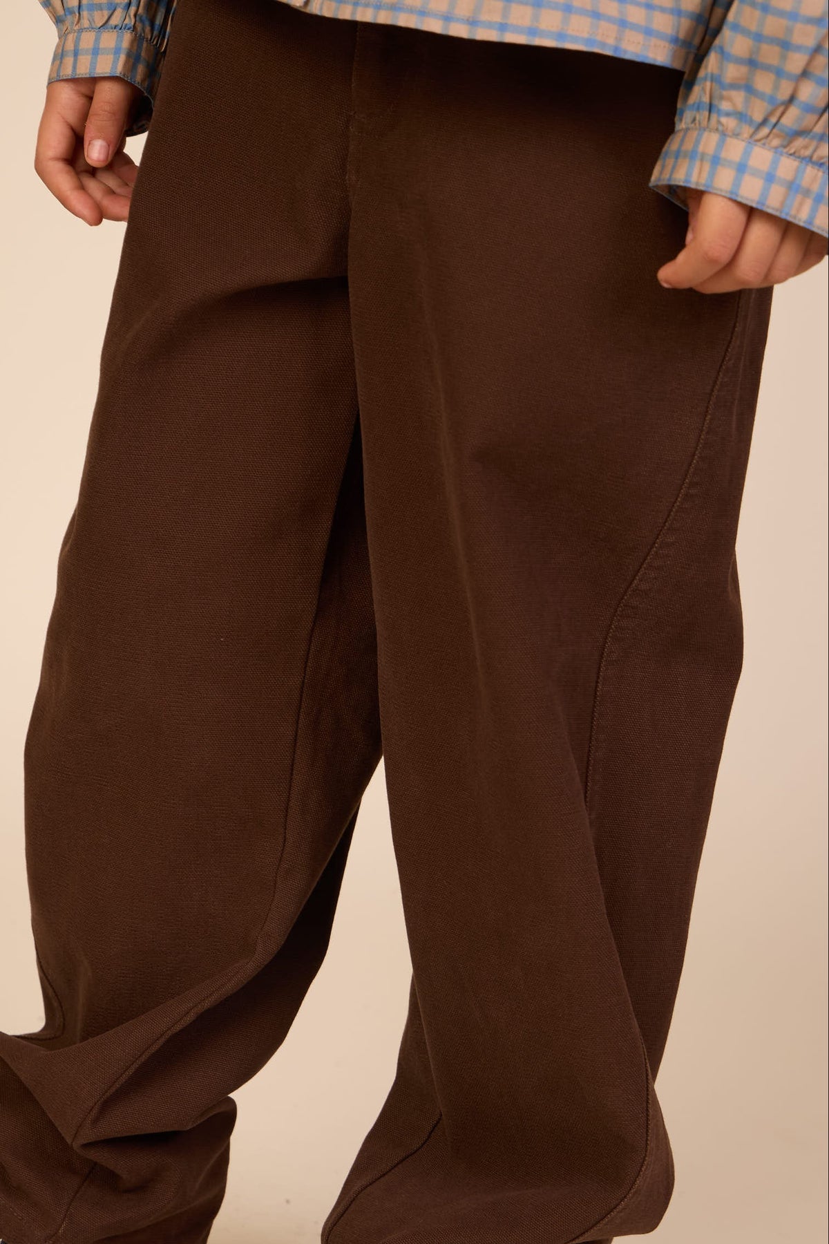 Baggy broek Kids - Dark Brown | 101527 Jenna