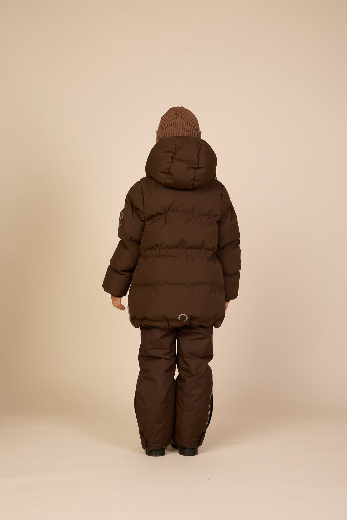 Adventure® gewatteerde winterjas met verstelbare taille Tween - Dark Brown | 101414 Elenor