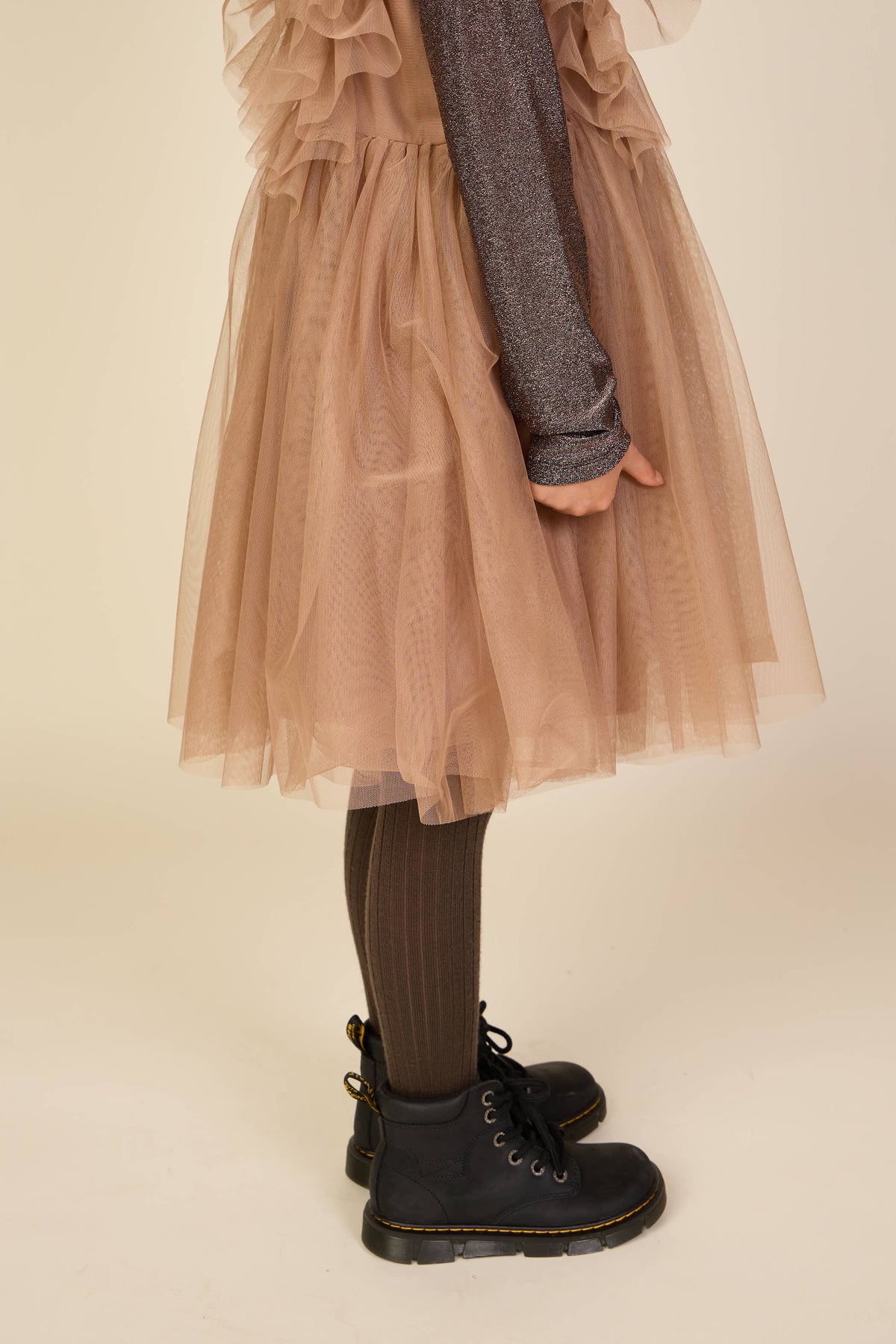 Tule jurk Tween - Light Brown | 101510 Bianca