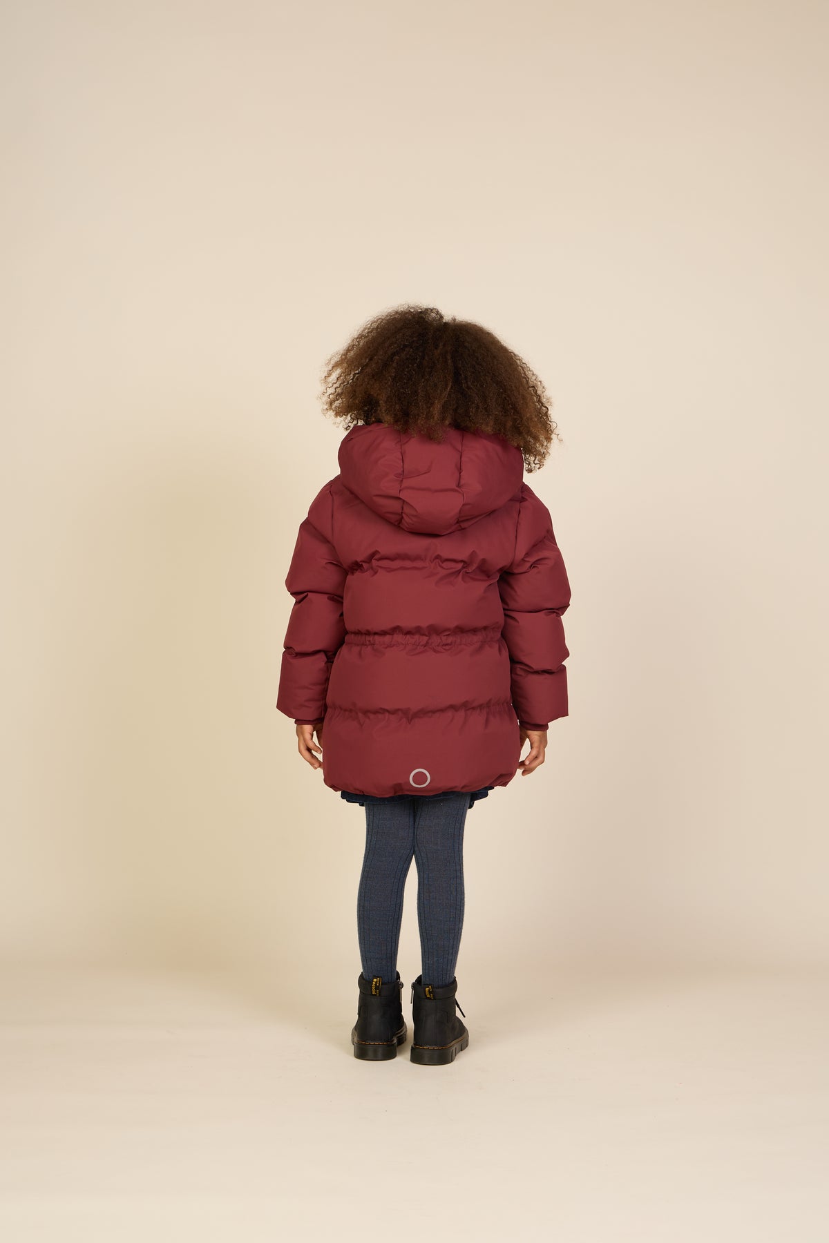Adventure® gewatteerde winterjas met verstelbare taille Tween - Bordeaux | 101416 Elenor