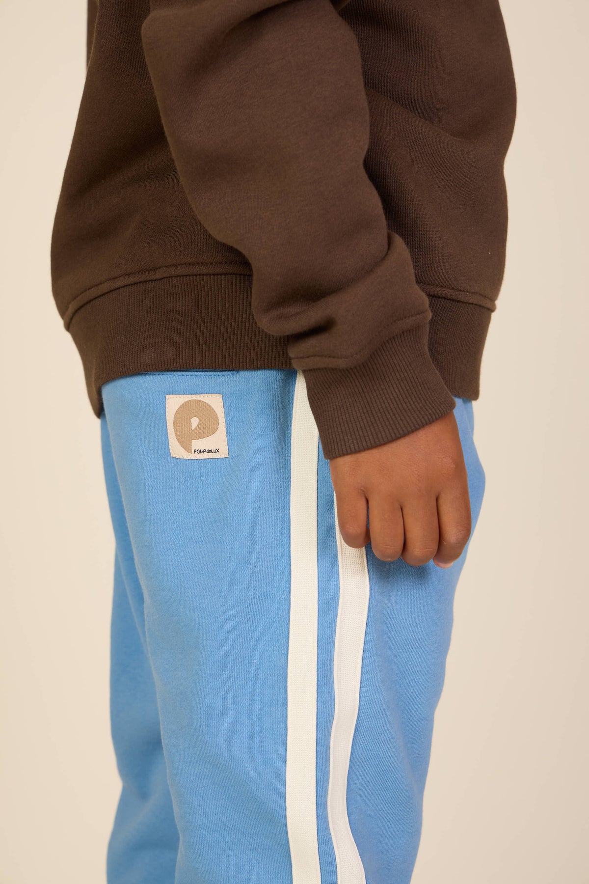 Sweatpants met Tape - Kids - Dusty Blue | 101257 Carter