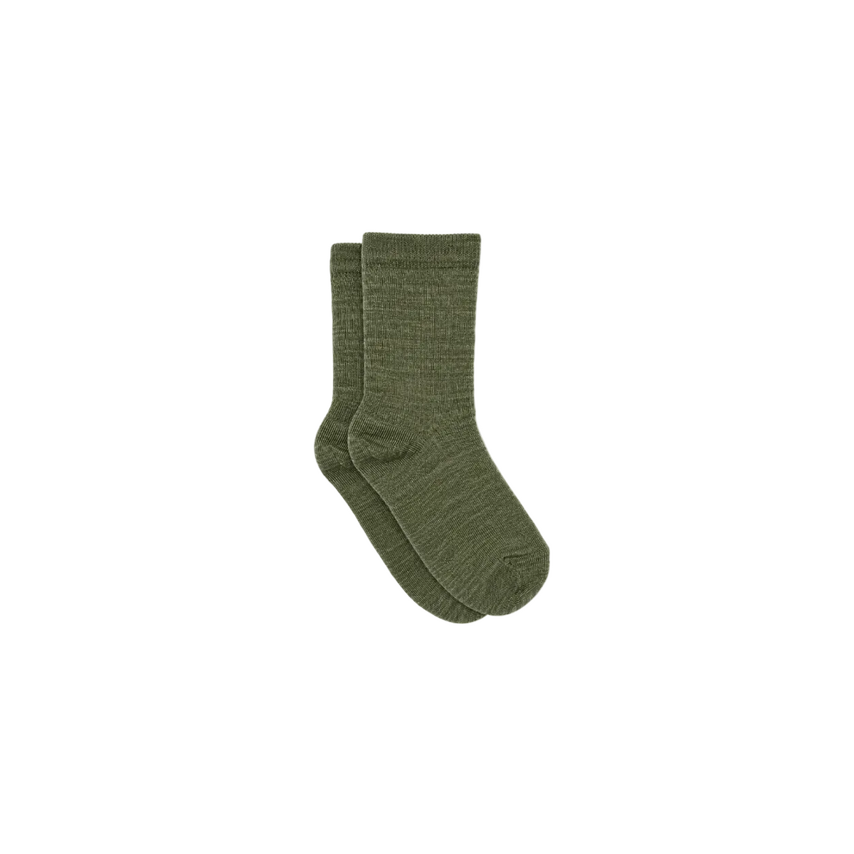 MP Geribde wollen sokken Tween - Moss Green | 101724 MP 718
